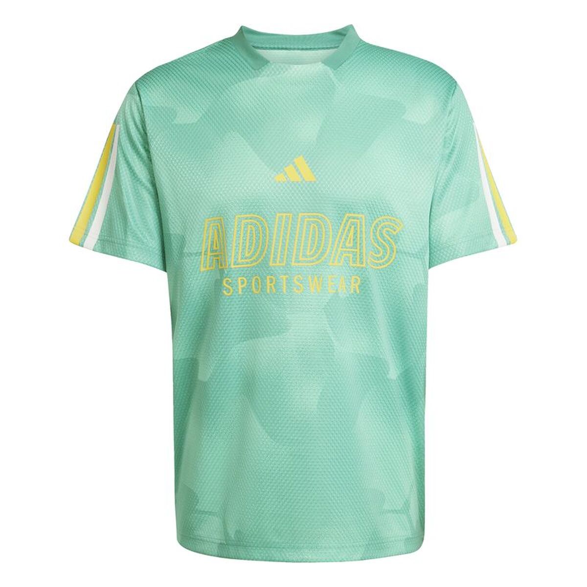 Men’s Short Sleeve T-Shirt Adidas Tiro Np Aquamarine Men’s Short Sleeve T-Shirt Adidas Tiro Np Aquamarine