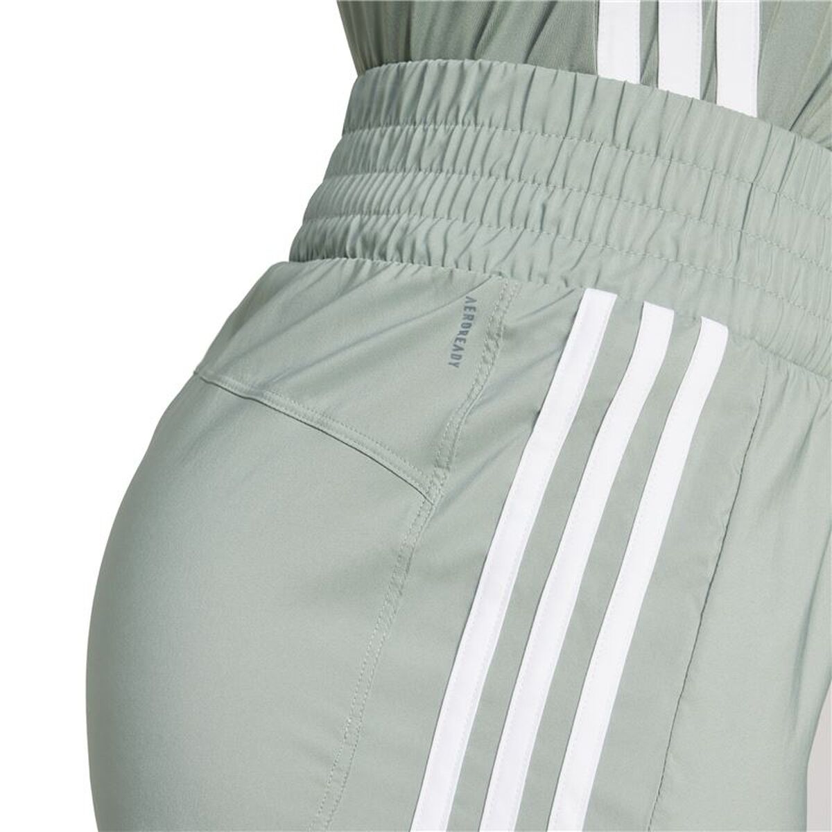Sports Shorts for Women Adidas Pacer Wvn High Green