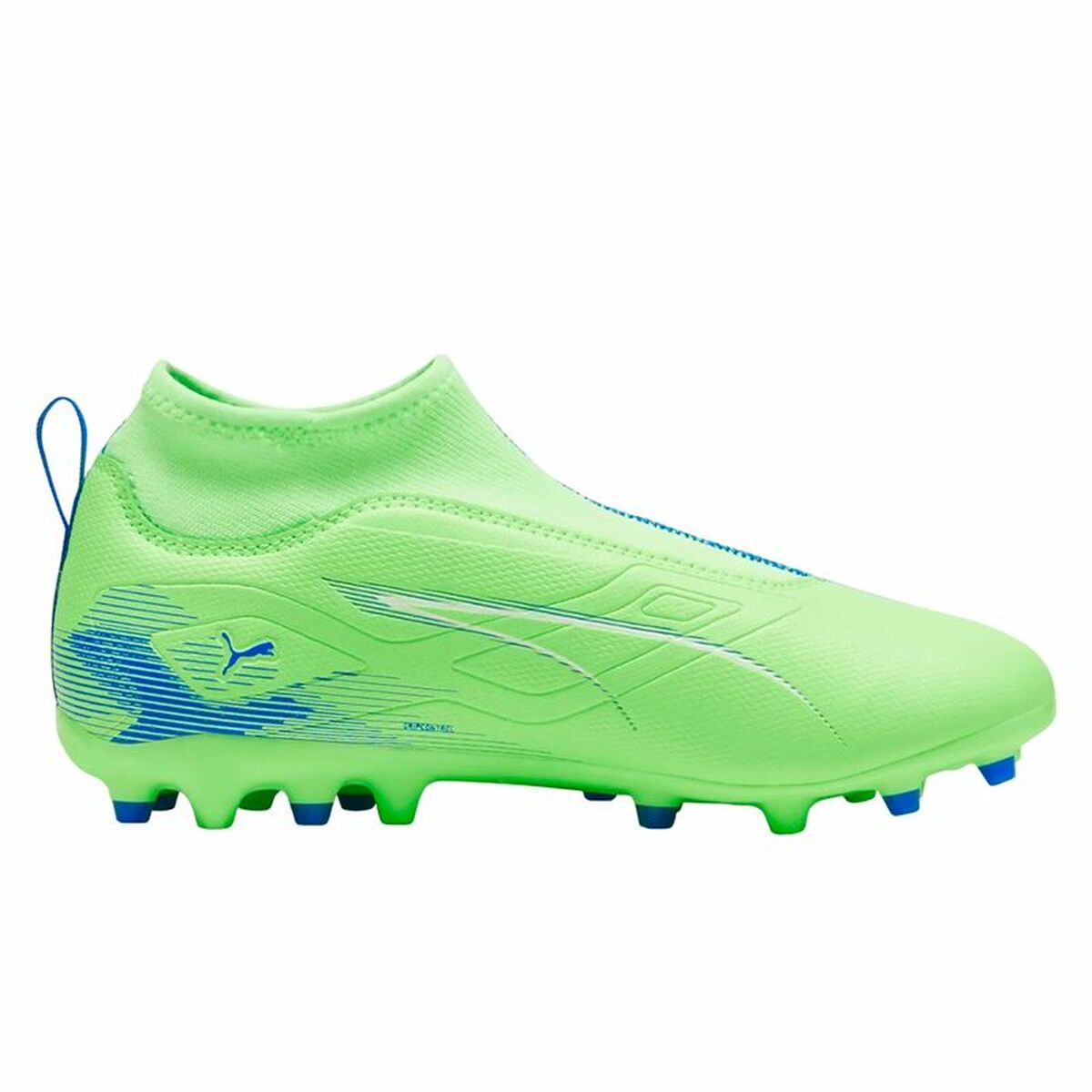 Childrens Football Boots Puma Ultra 5 Match+ Ll Mg Green Childrens Football Boots Puma Ultra 5 Match+ Ll Mg Green
