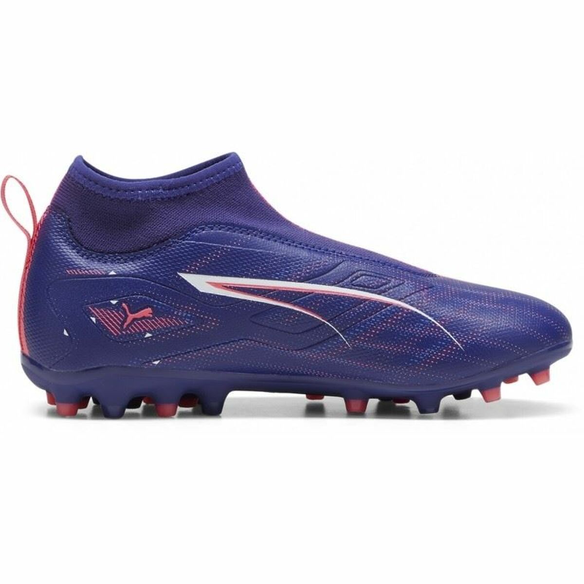 Childrens Football Boots Puma Ultra 5 Match+ Ll Mg Purple Childrens Football Boots Puma Ultra 5 Match+ Ll Mg Purple