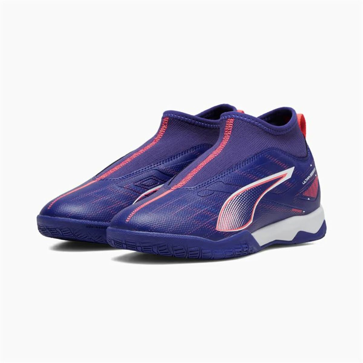 Children’s Indoor Football Shoes Puma Ultra 5 Match+ Ll It + Mid Purple
