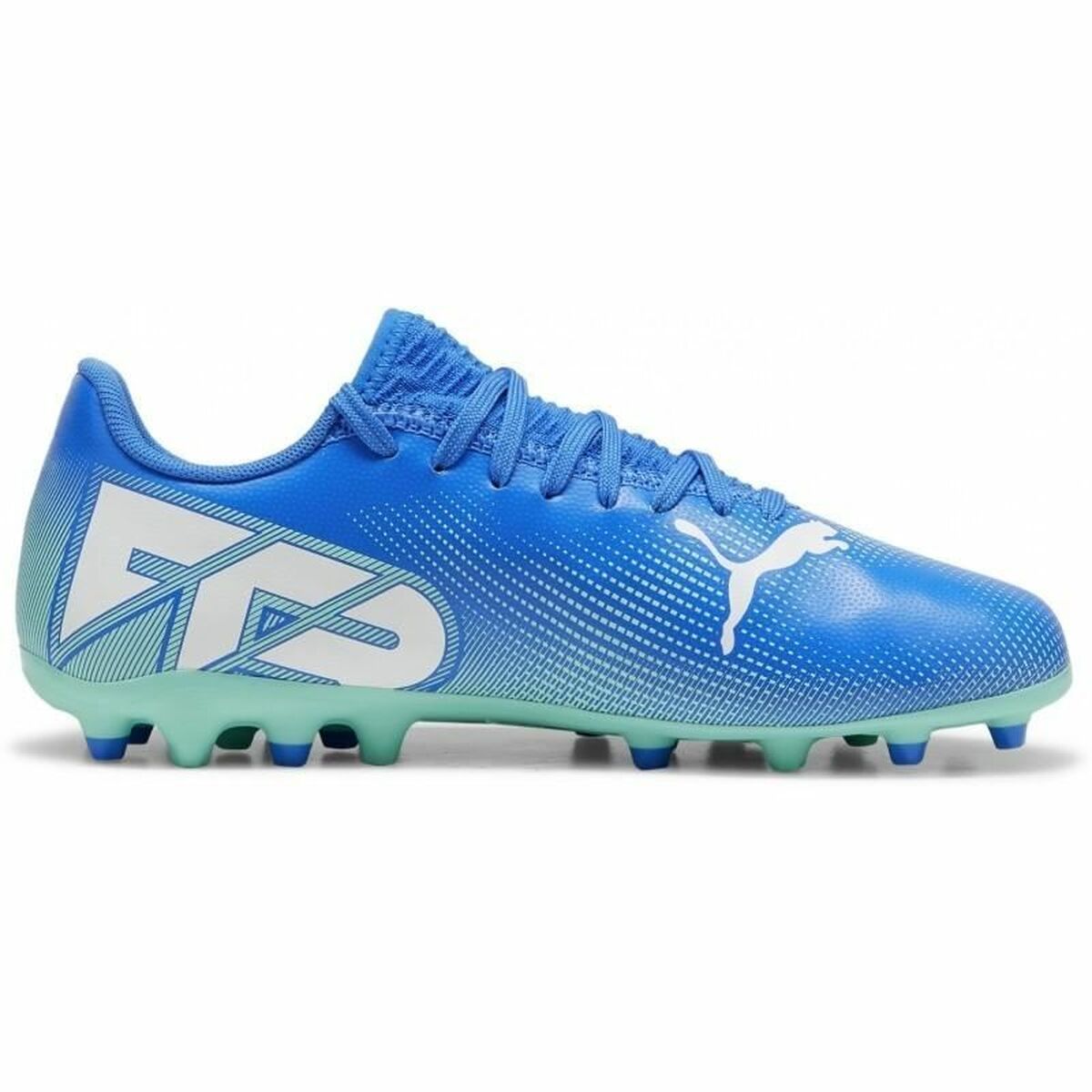 Childrens Football Boots Puma Future 7 Play Mg Blue Childrens Football Boots Puma Future 7 Play Mg Blue