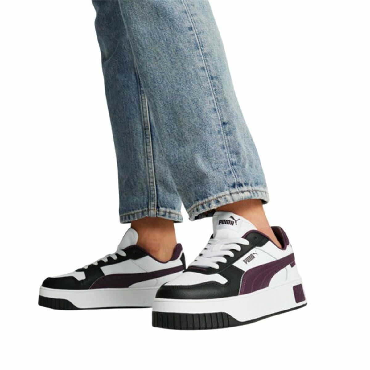 Women’s casual trainers Puma Carina Street White Navy Blue