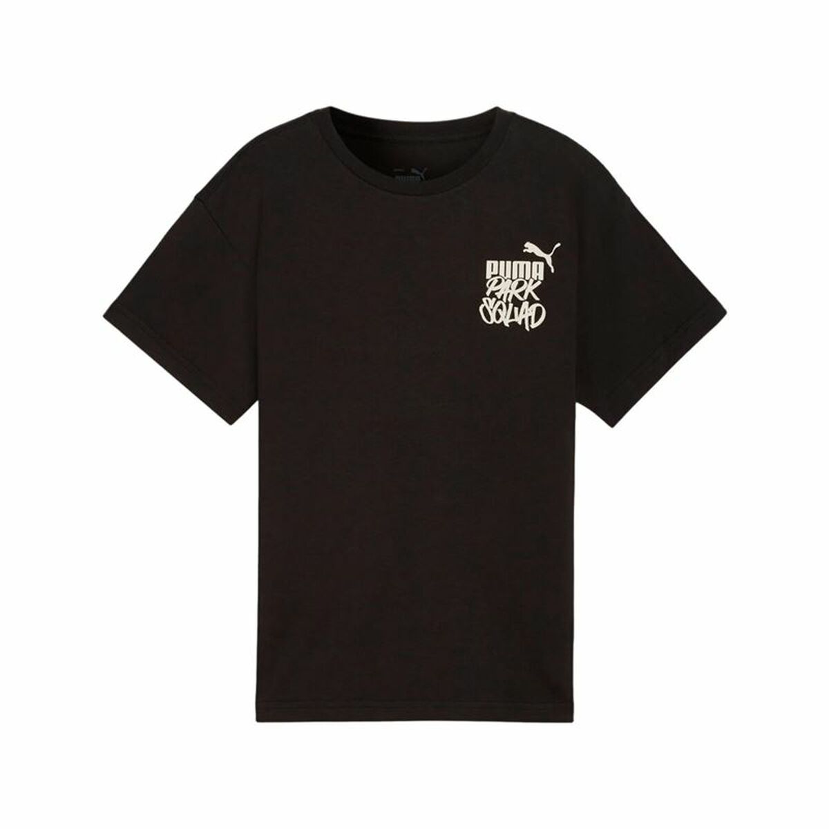 Child’s Short Sleeve T-Shirt Puma Essenntials+ Mid 90S Graphic Black