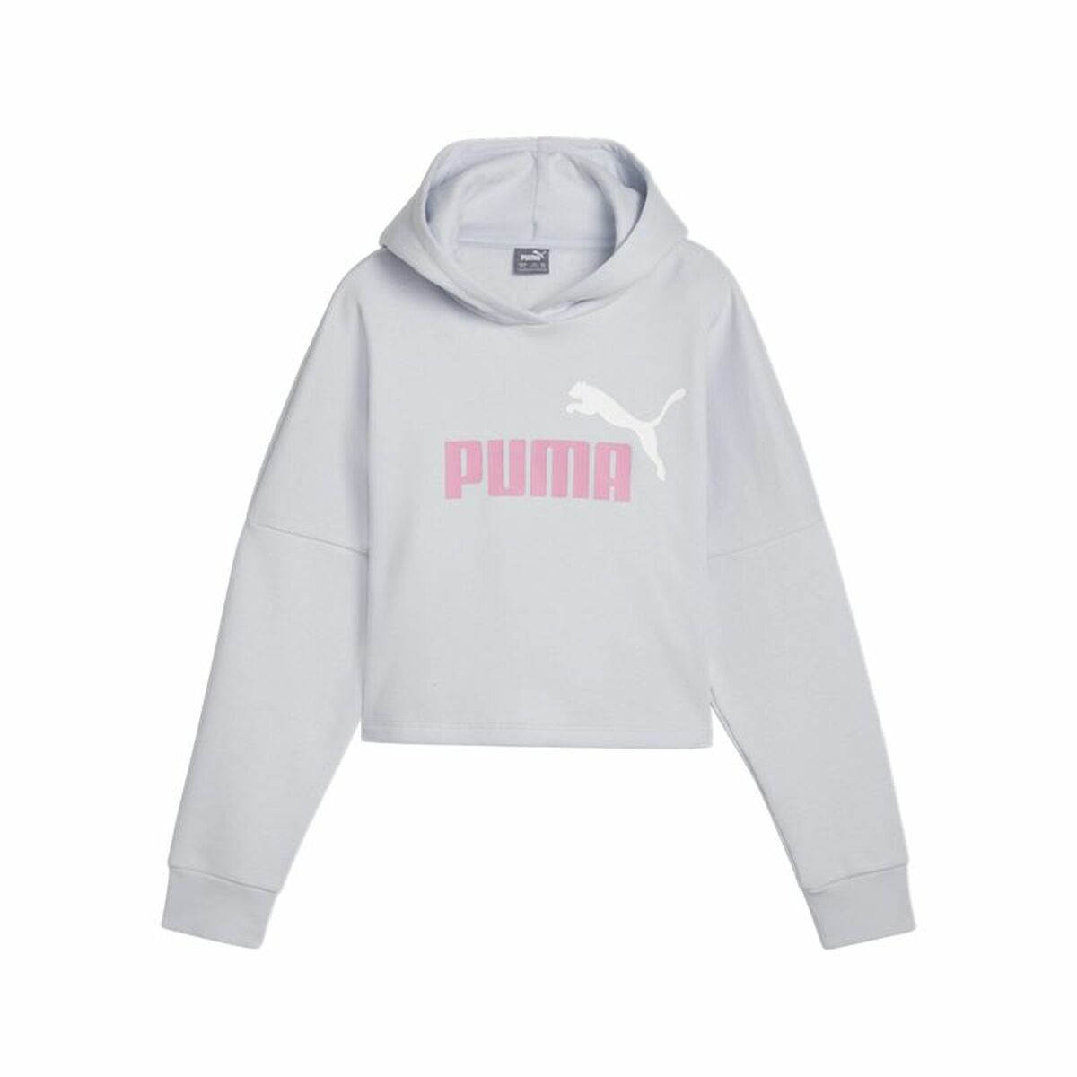 Hooded Sweatshirt for Girls Puma Ess Logo Cropped Hoodie G Hooded Sweatshirt for Girls Puma Ess Logo Cropped Hoodie G