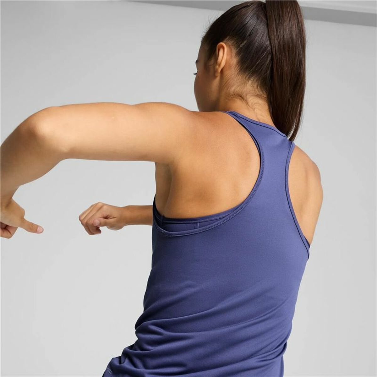 Womens Short Sleeve T-Shirt Puma W Tad Essentialsential Race Blue (XS)