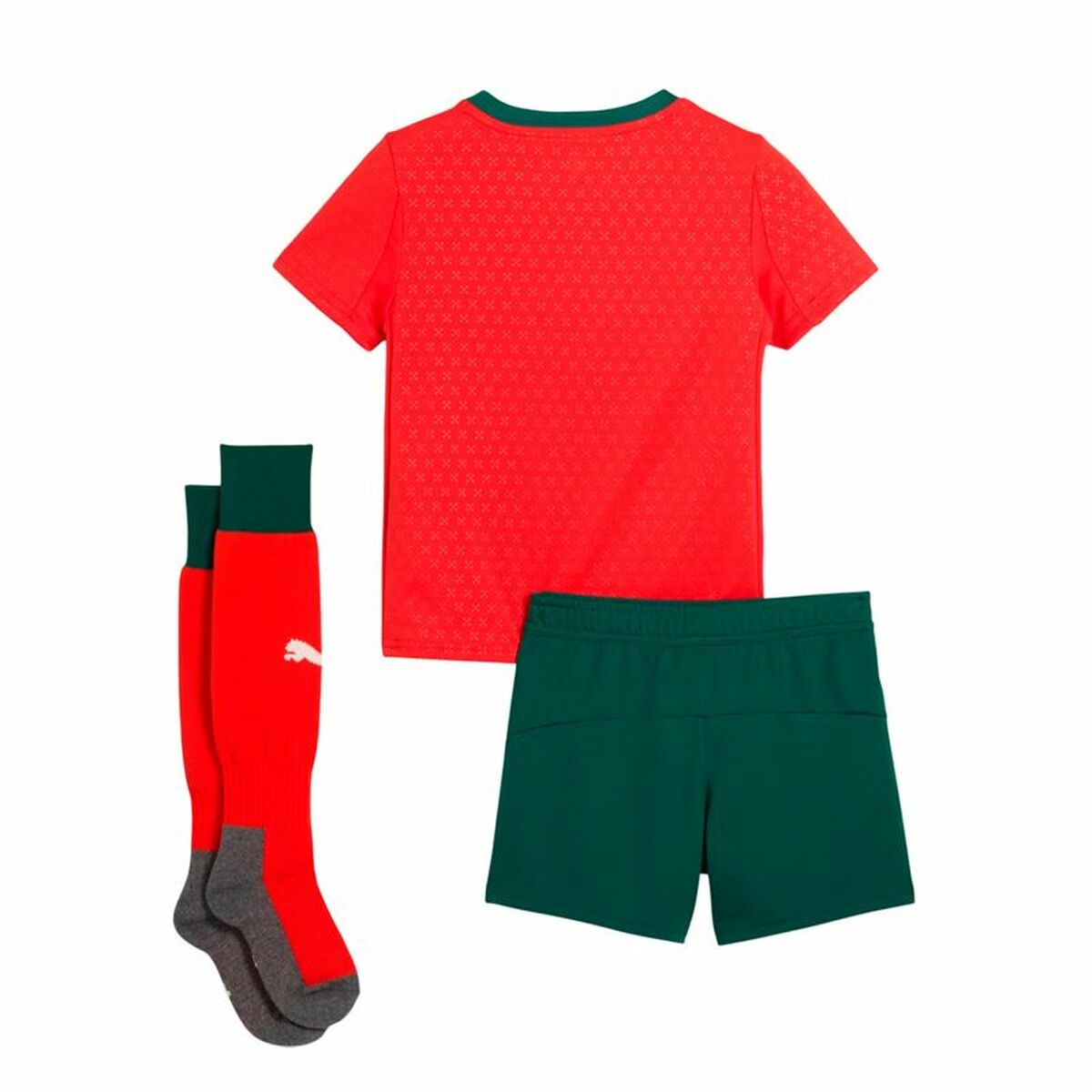 Childrens Tracksuit Puma Portugal Home Minikit Red