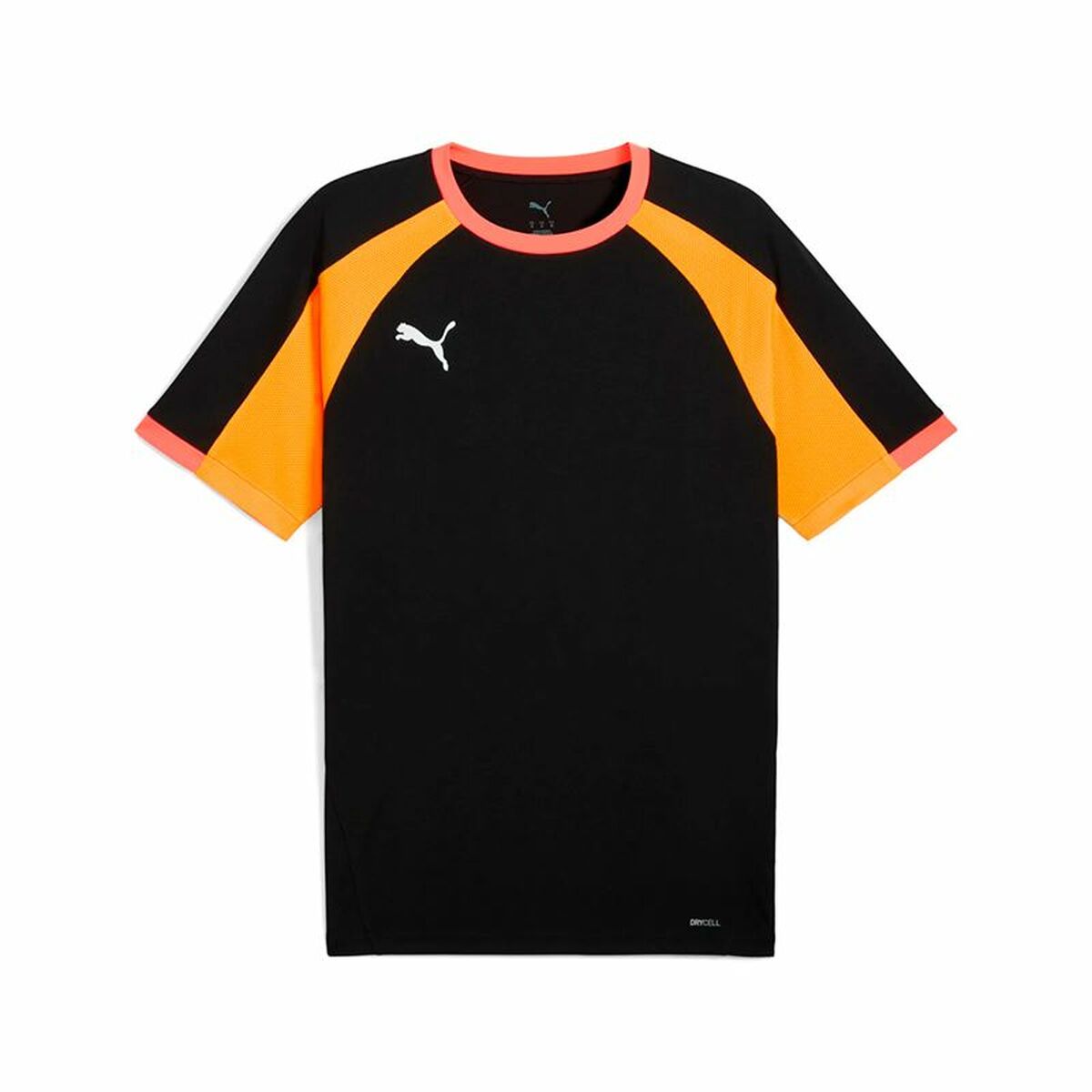 Men’s Short-sleeved Football Shirt Puma Individualliga Black