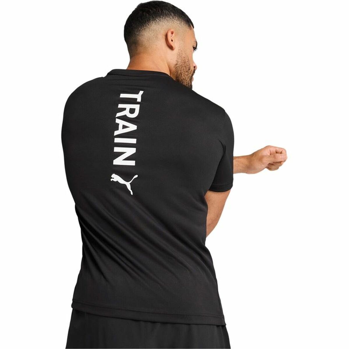 Men’s Short Sleeve T-Shirt Puma M Graphics Training Black