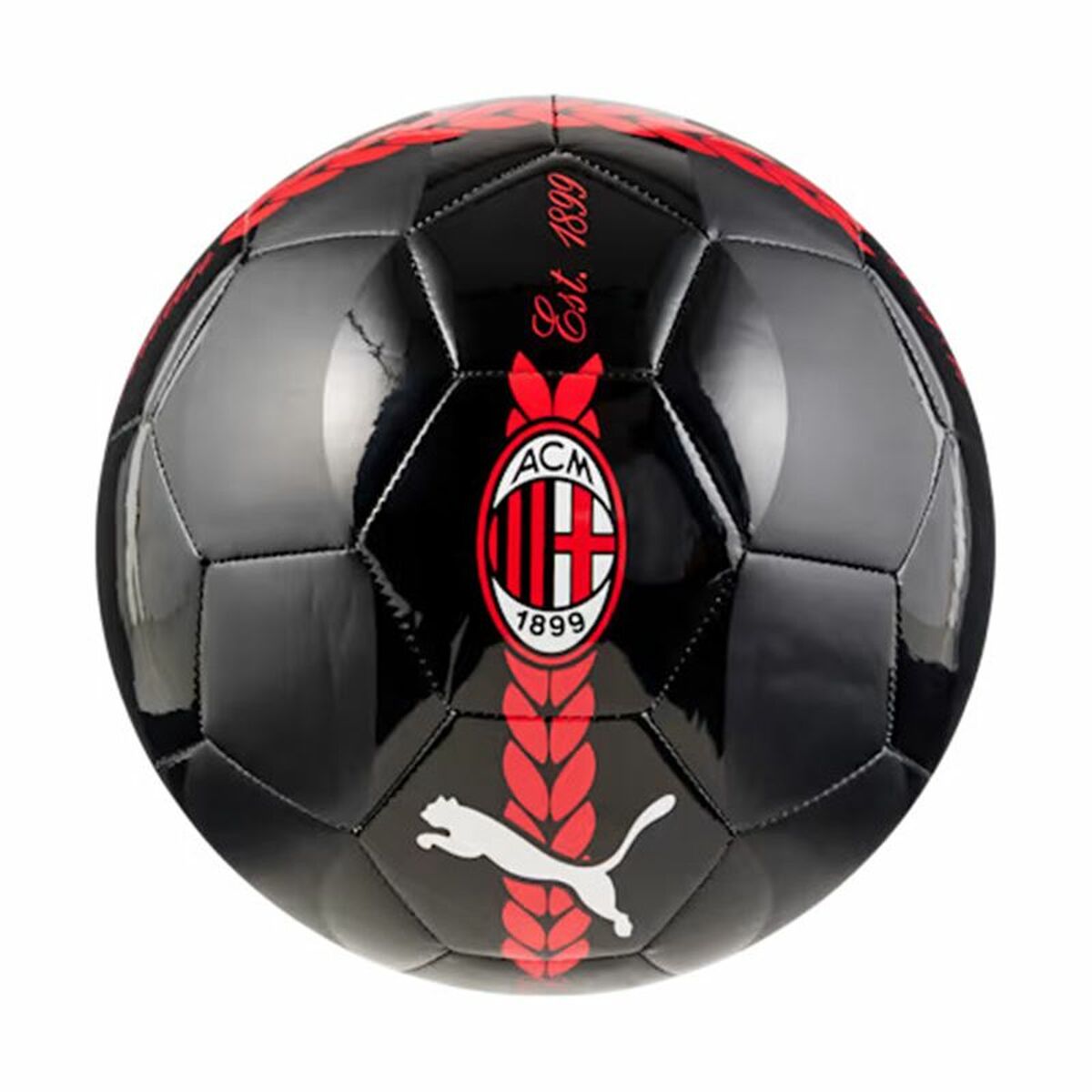 Football Puma AC Milan Prematch Ball Black Size 5 Football Puma AC Milan Prematch Ball Black Size 5