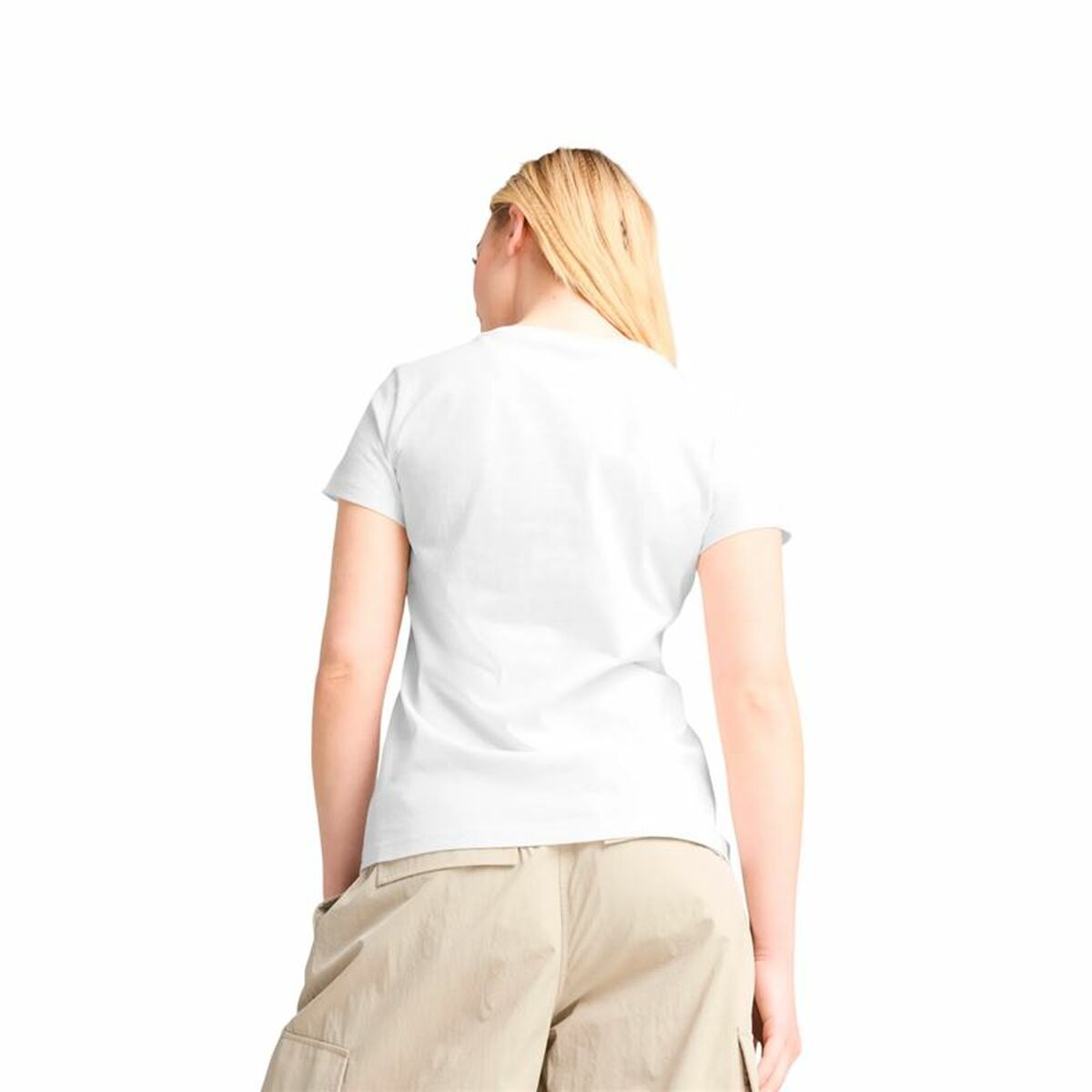 Womens Short Sleeve T-Shirt Puma Graphics Floral White (M)