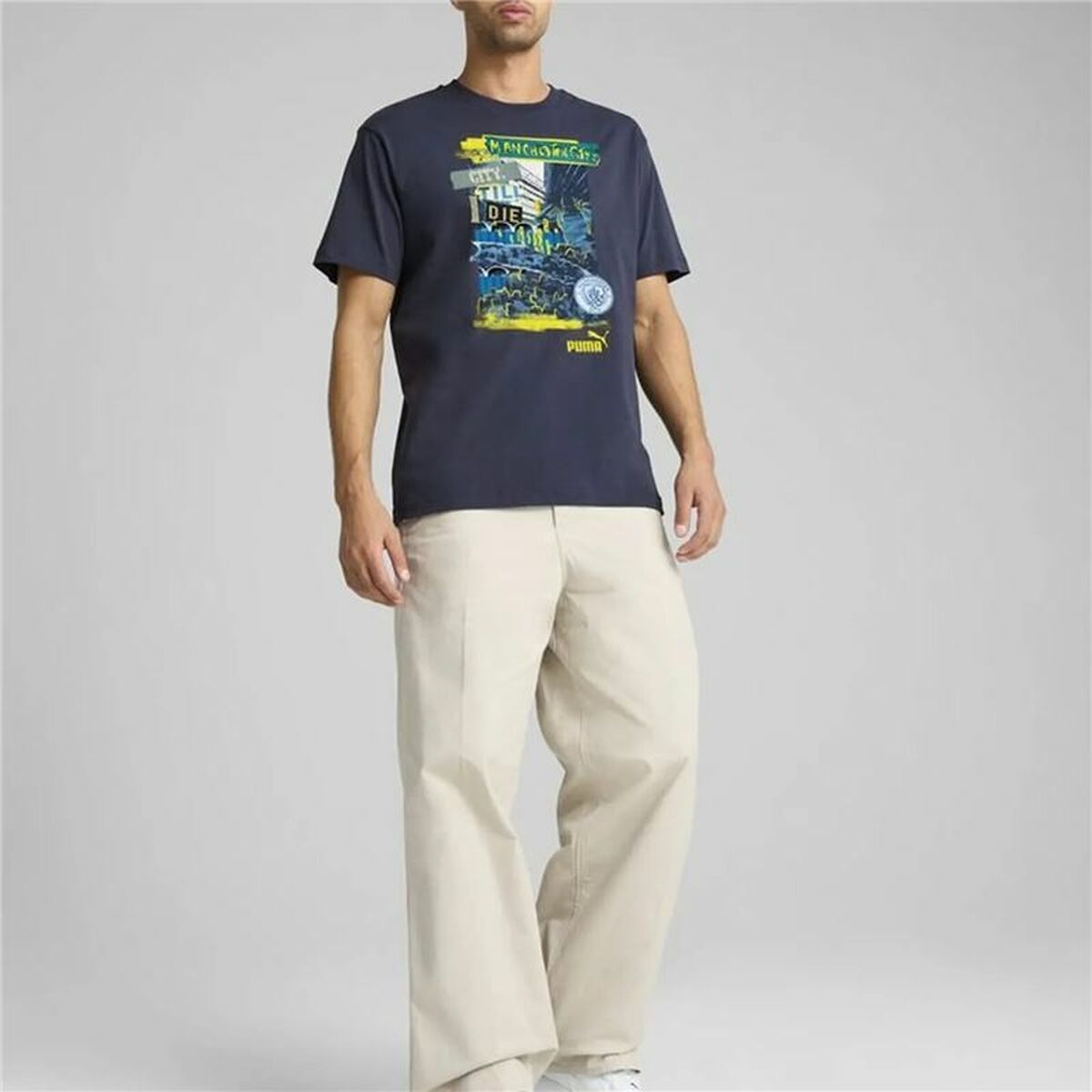 Men’s Short-sleeved Football Shirt Puma Ftblnrgy+ (L)