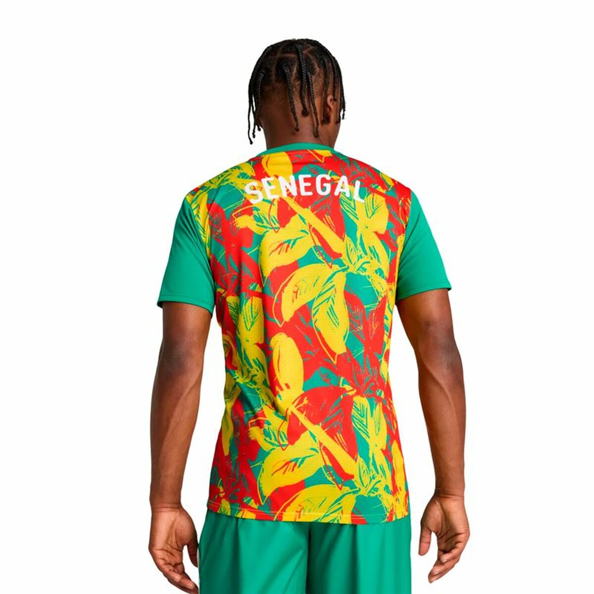 Men’s Short-sleeved Football Shirt Puma Senegal Prematch Ss Green