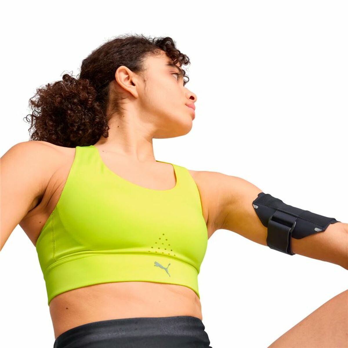 Sports Bra Puma Pwrbreathe Run Yellow