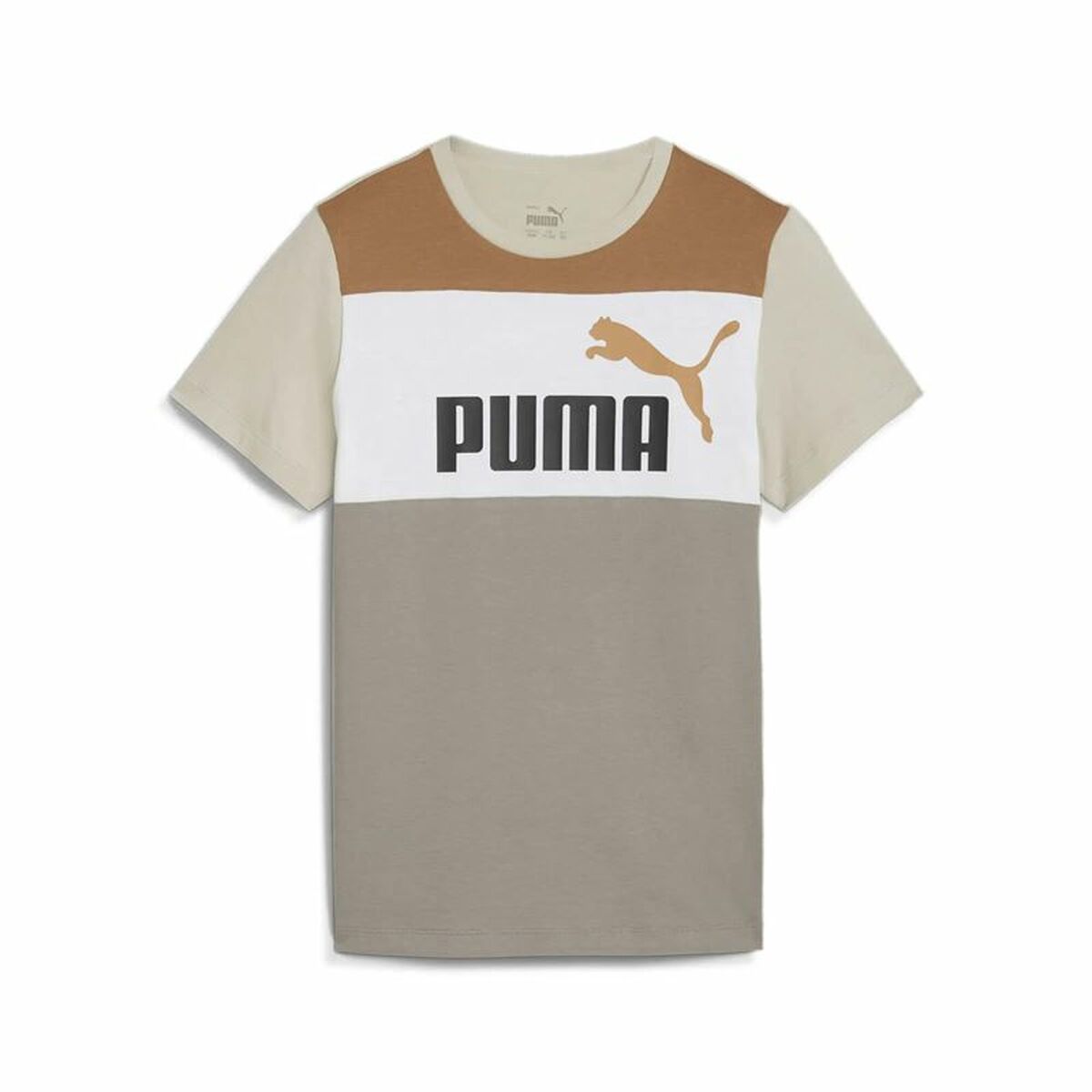 Child’s Short Sleeve T-Shirt Puma Ess Block