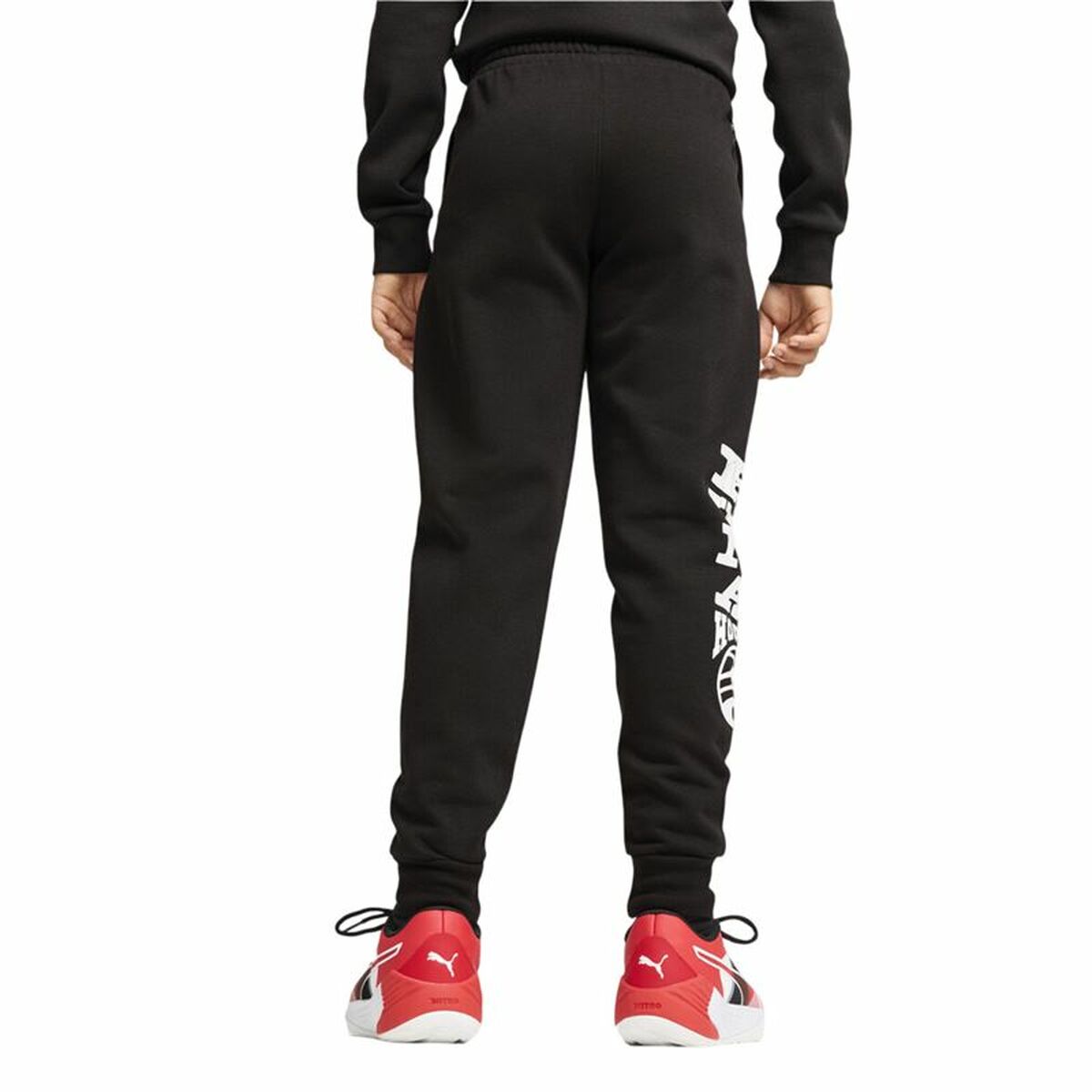 Sport Shorts for Kids Puma Basketball Blueprint Pants Fl. Infantil Black