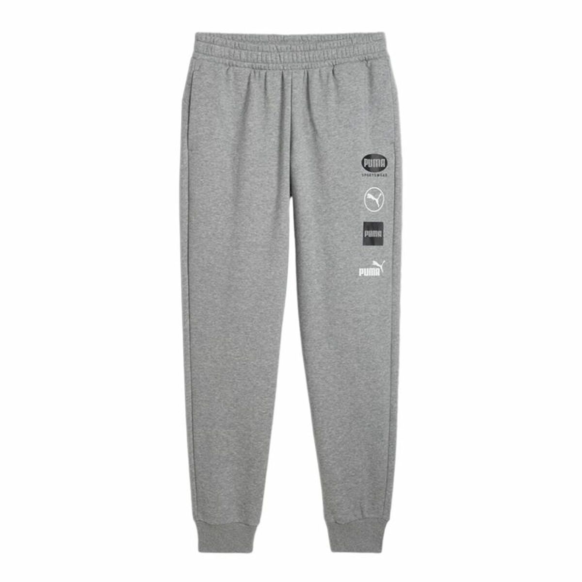 Adult’s Tracksuit Bottoms Puma Power Graphic Sweatpants Grey Men