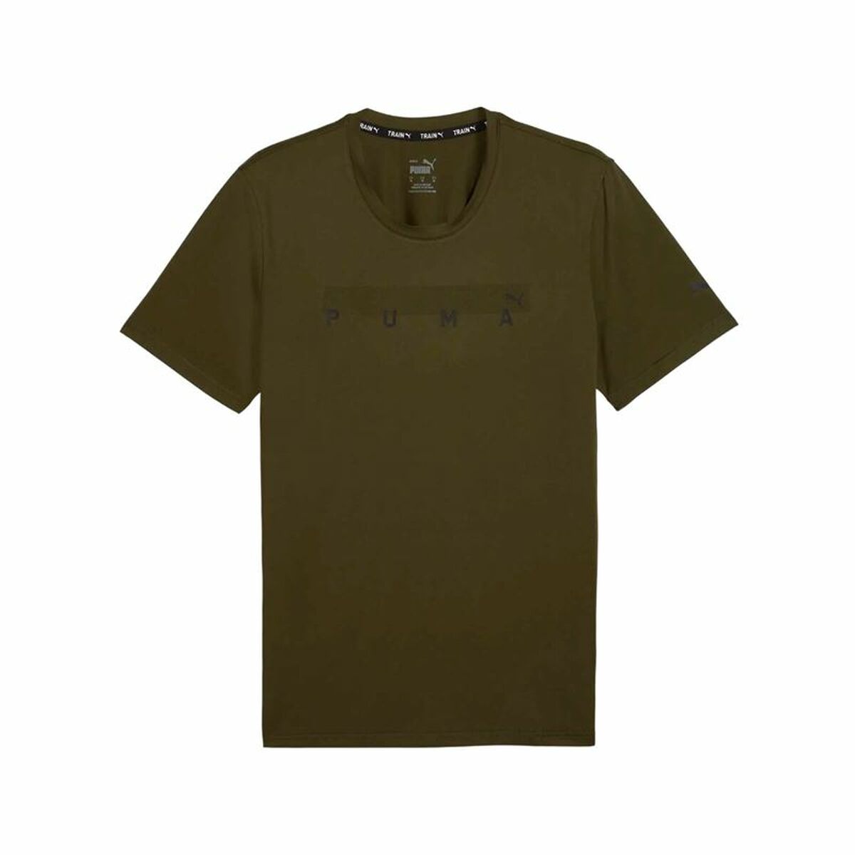 Short-sleeve Sports T-shirt Puma Energy Cloudspun Graphic Golden