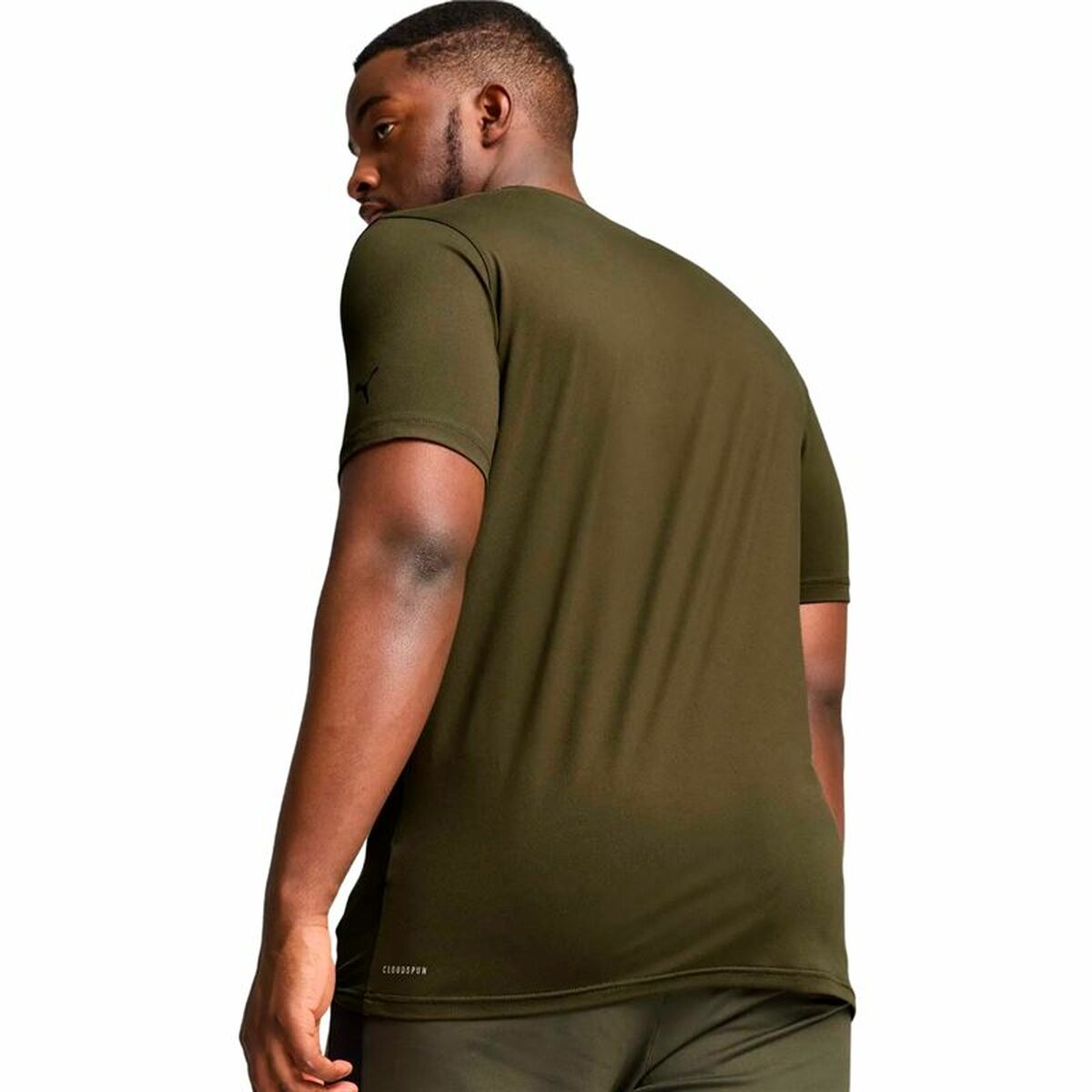 Short-sleeve Sports T-shirt Puma Energy Cloudspun Graphic Golden