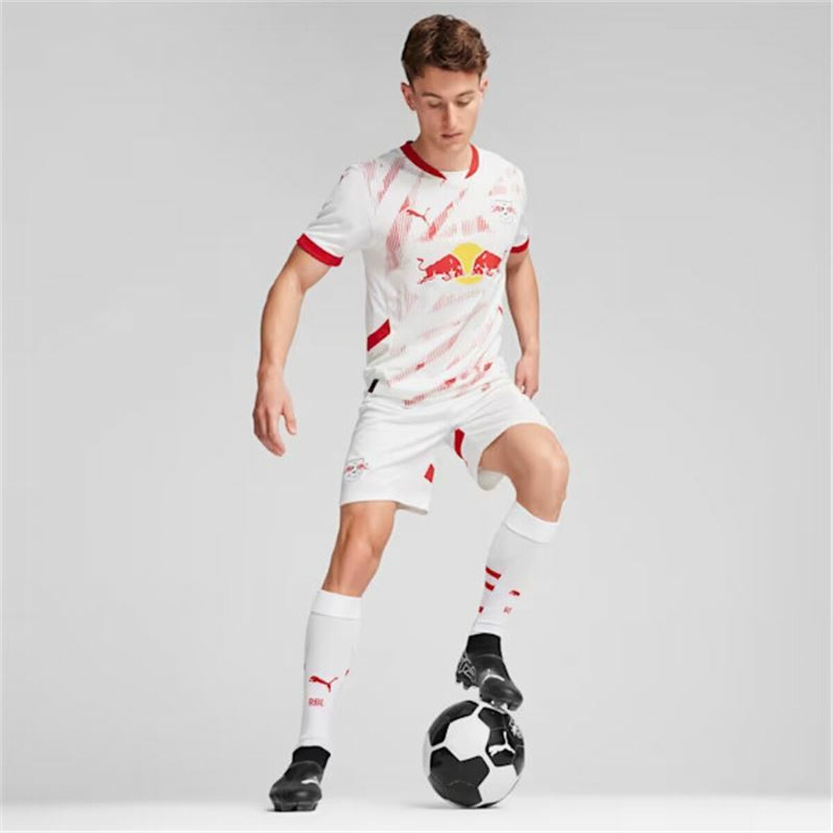 Men’s Short-sleeved Football Shirt Puma Rb Leipzig Replica