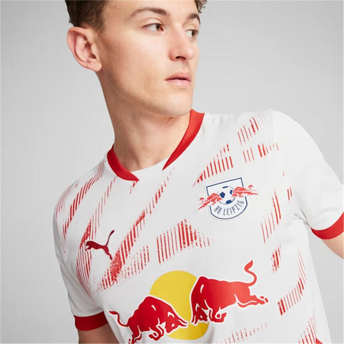Men’s Short-sleeved Football Shirt Puma Rb Leipzig Replica