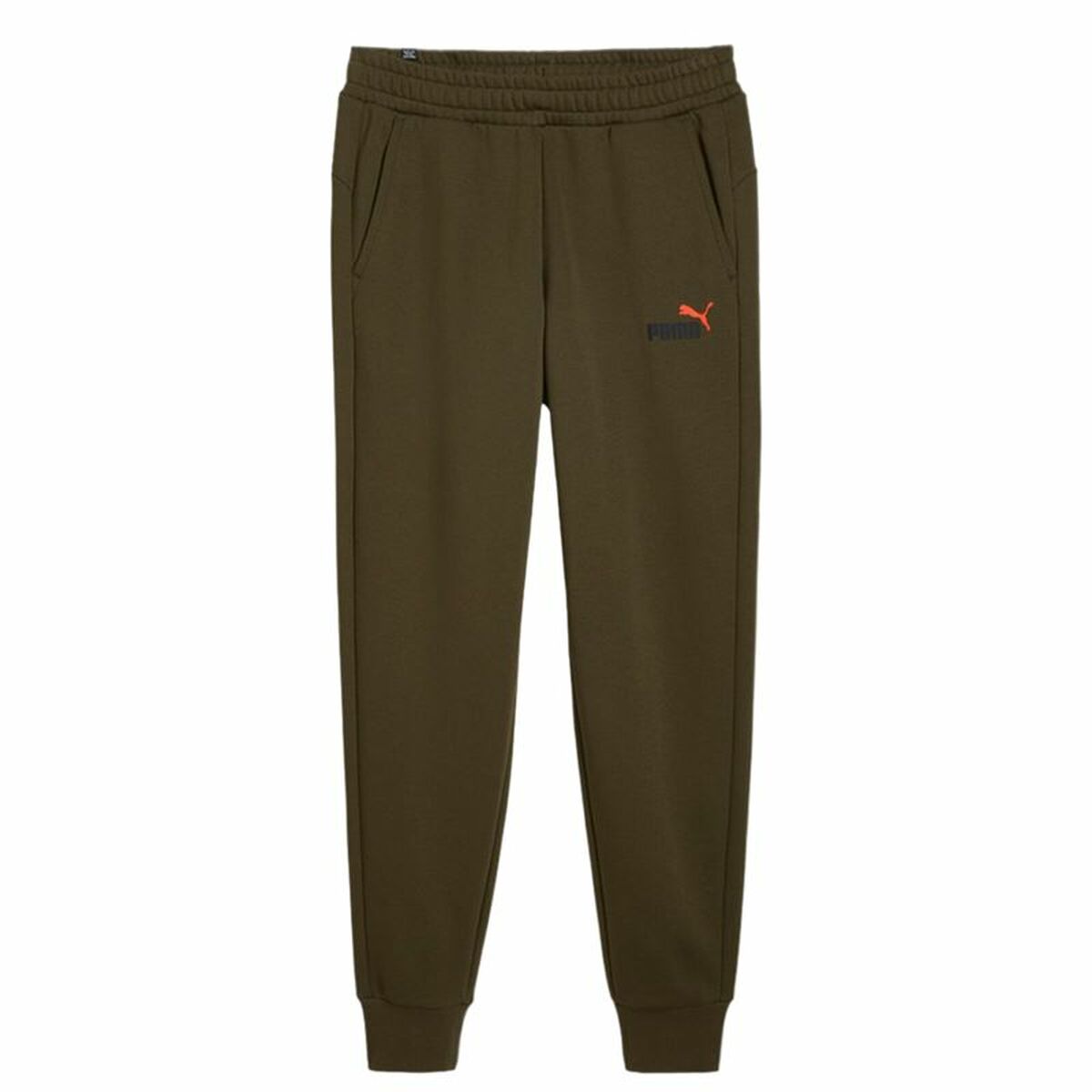 Adult’s Tracksuit Bottoms Puma Essentials Olive Men Adult’s Tracksuit Bottoms Puma Essentials Olive Men