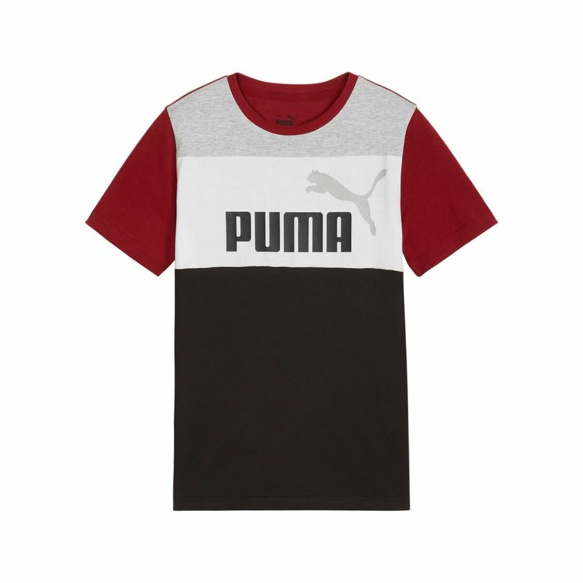 Child’s Short Sleeve T-Shirt Puma Ess Block
