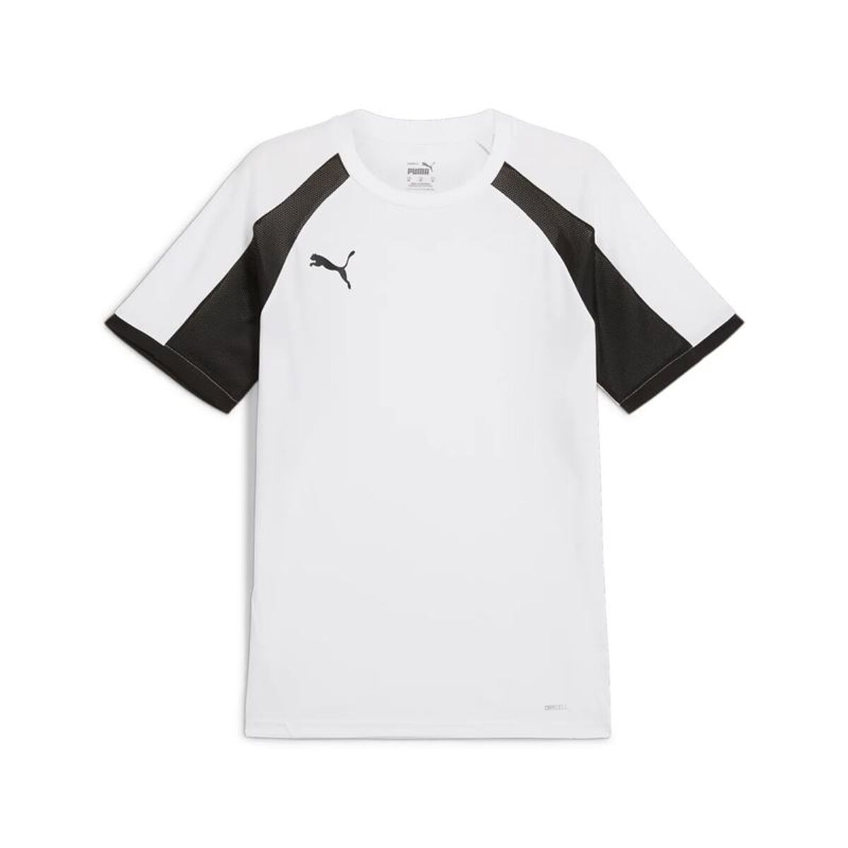 Men’s Short-sleeved Football Shirt Puma Individualliga Jersey White Men’s Short-sleeved Football Shirt Puma Individualliga Jersey White