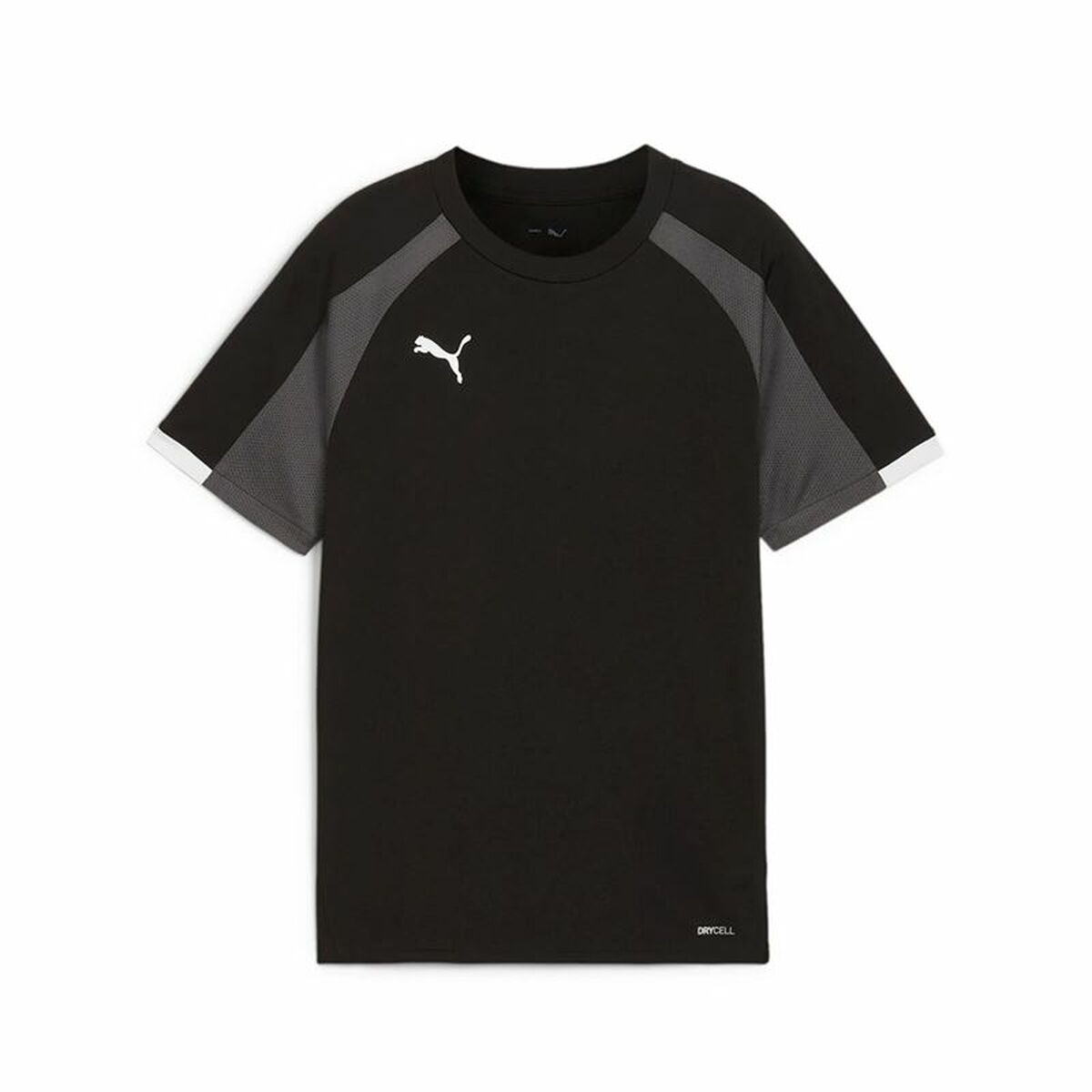 Children’s Short Sleeved Football Shirt Puma Individualliga Black