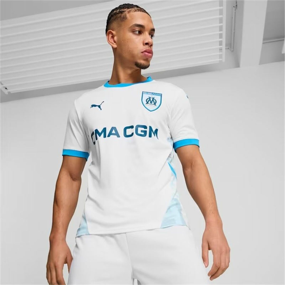 Men’s Short-sleeved Football Shirt Puma Olympique de Marseille Home 24/25