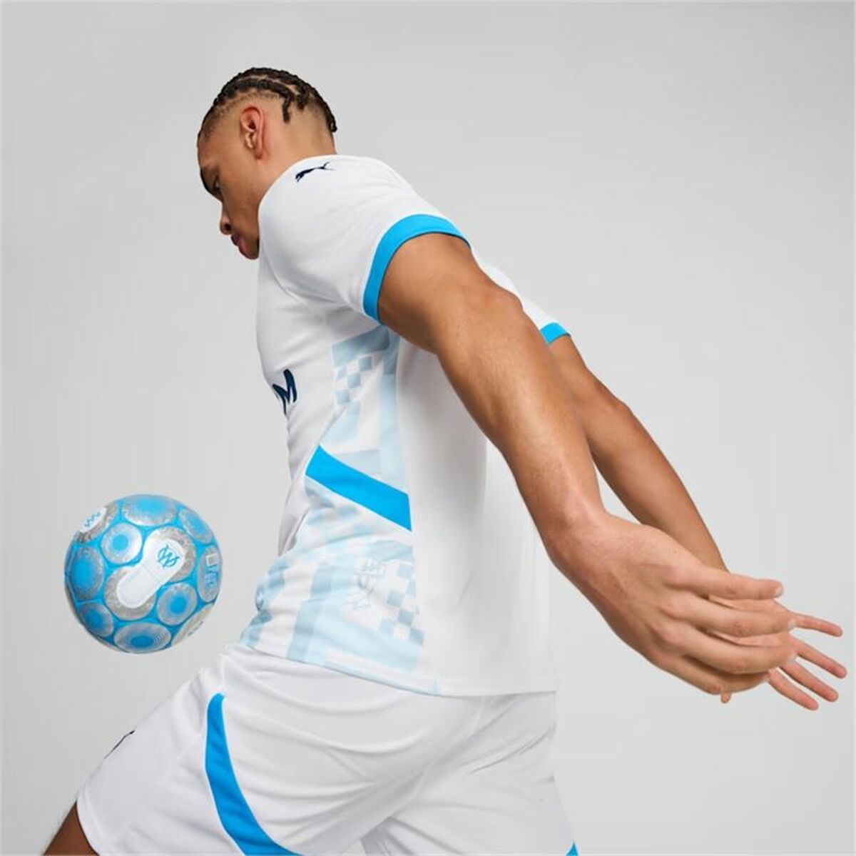Men’s Short-sleeved Football Shirt Puma Olympique de Marseille Home 24/25