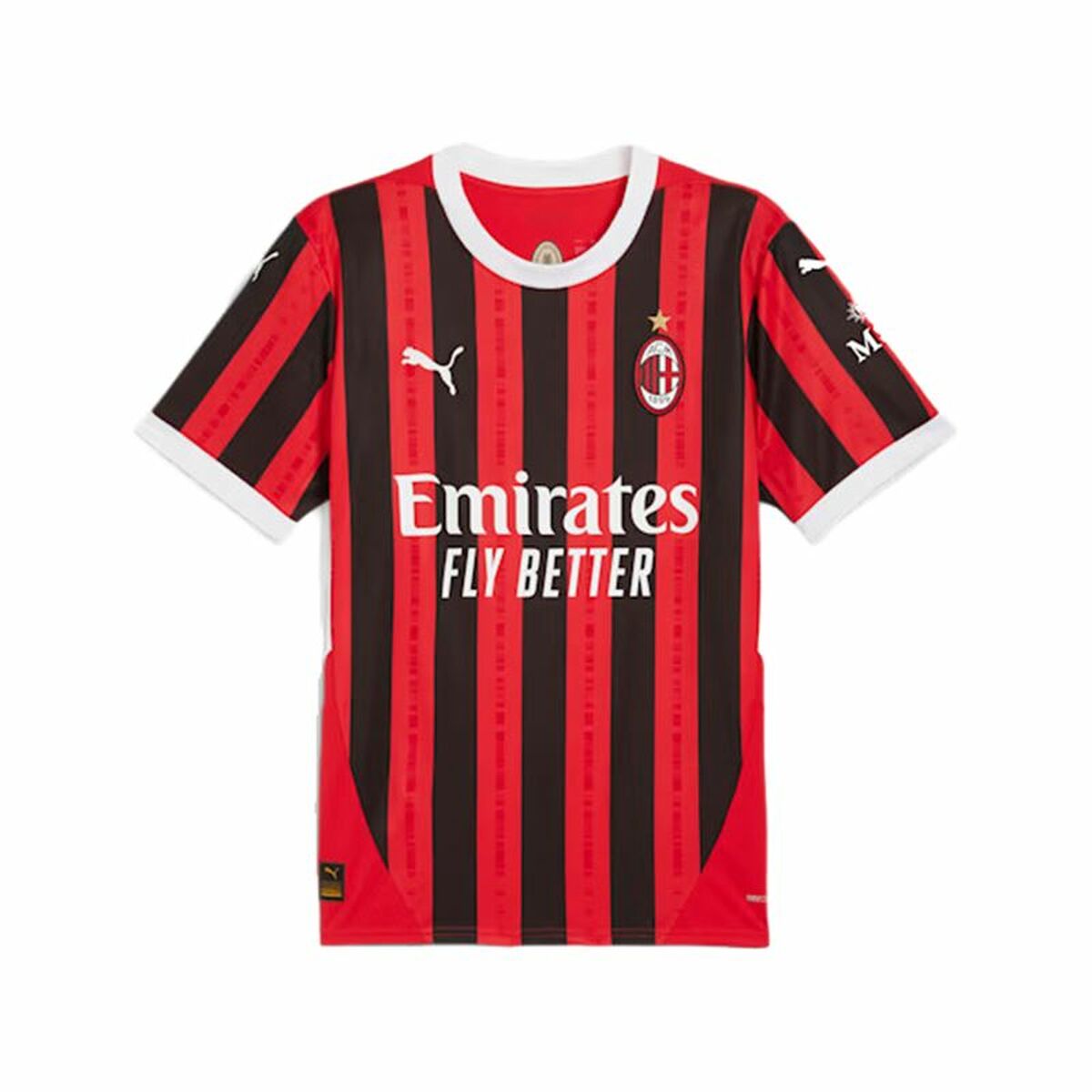 Men’s Short-sleeved Football Shirt Puma AC Milan