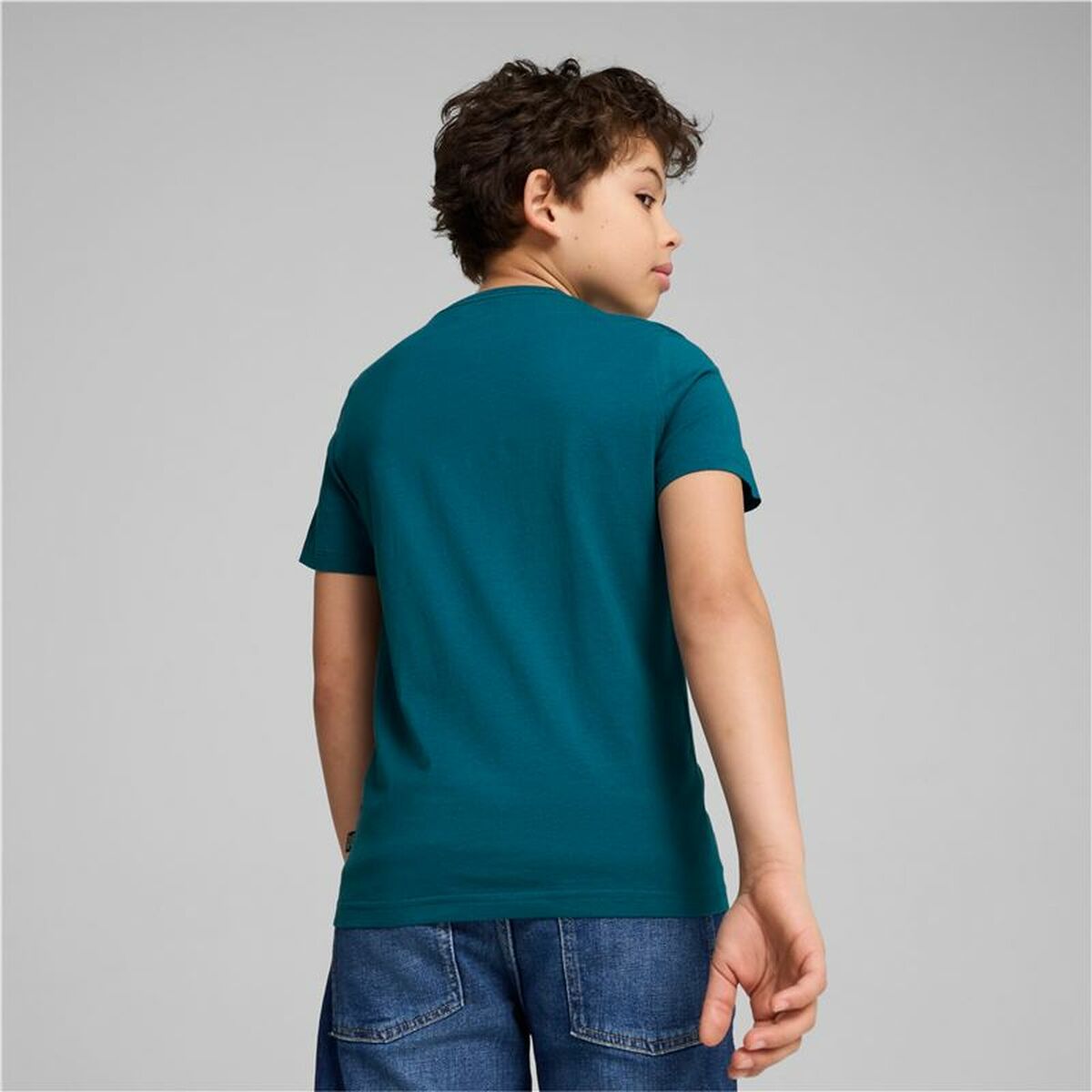 Child’s Short Sleeve T-Shirt Puma Ess+ Mid 90S Graphic Blue