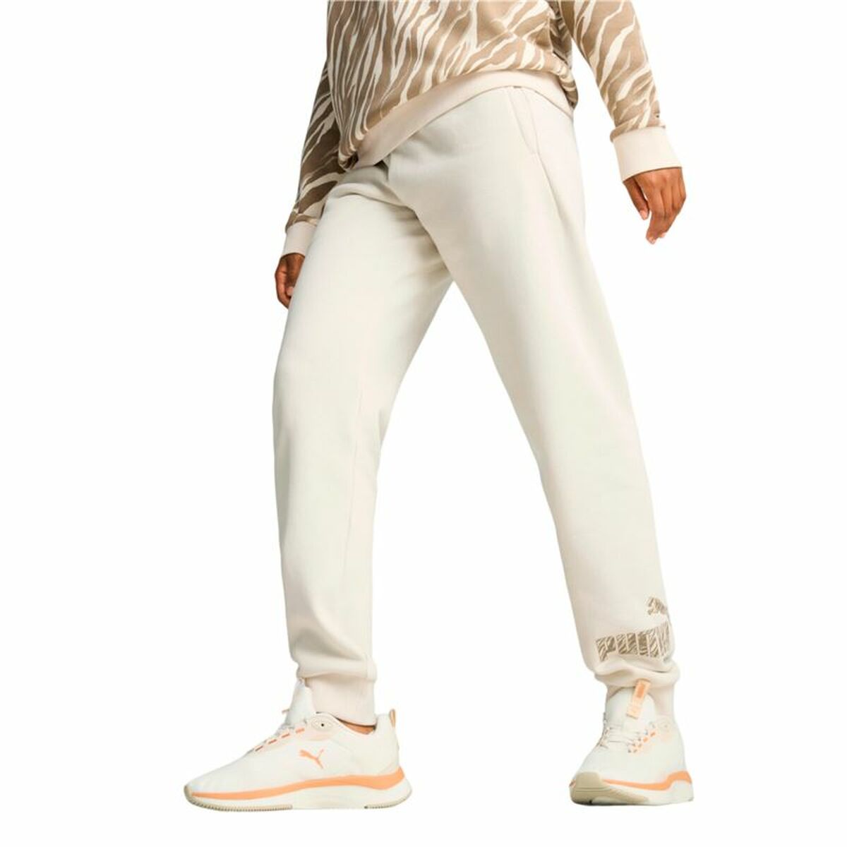 Long Sports Trousers Puma Essentials+ Animal Fl Lady