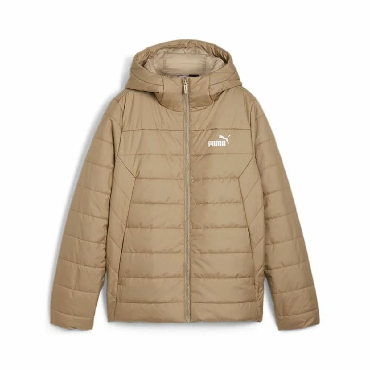 Women’s Sports Jacket Puma Ess Hooded Padded Jacket Beige Women’s Sports Jacket Puma Ess Hooded Padded Jacket Beige