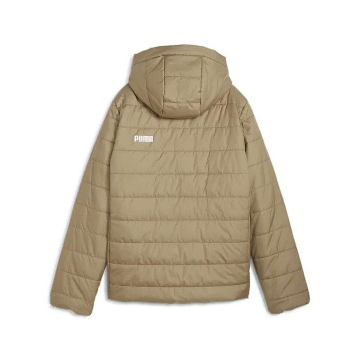 Women’s Sports Jacket Puma Ess Hooded Padded Jacket Beige