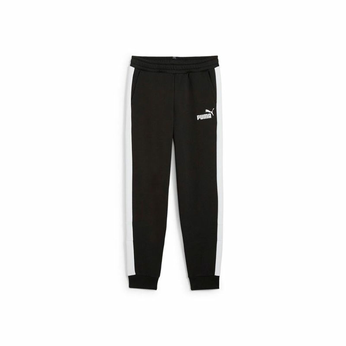 Children’s Tracksuit Bottoms Puma Ess Block Black Children’s Tracksuit Bottoms Puma Ess Block Black