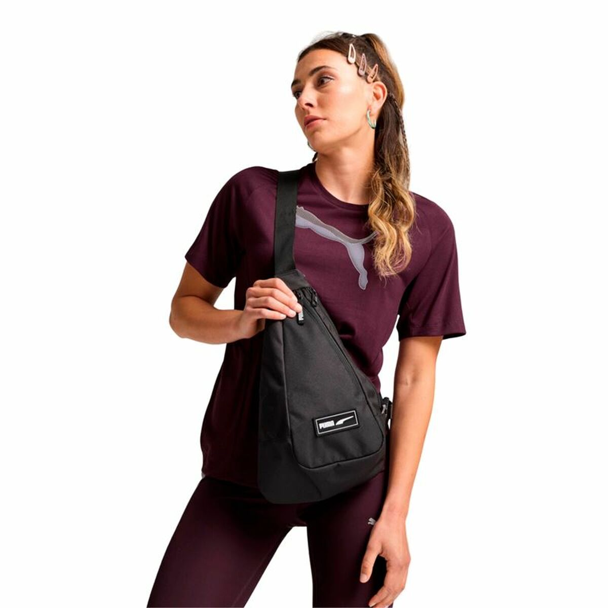 Shoulder Bag Puma Deck Sling Black