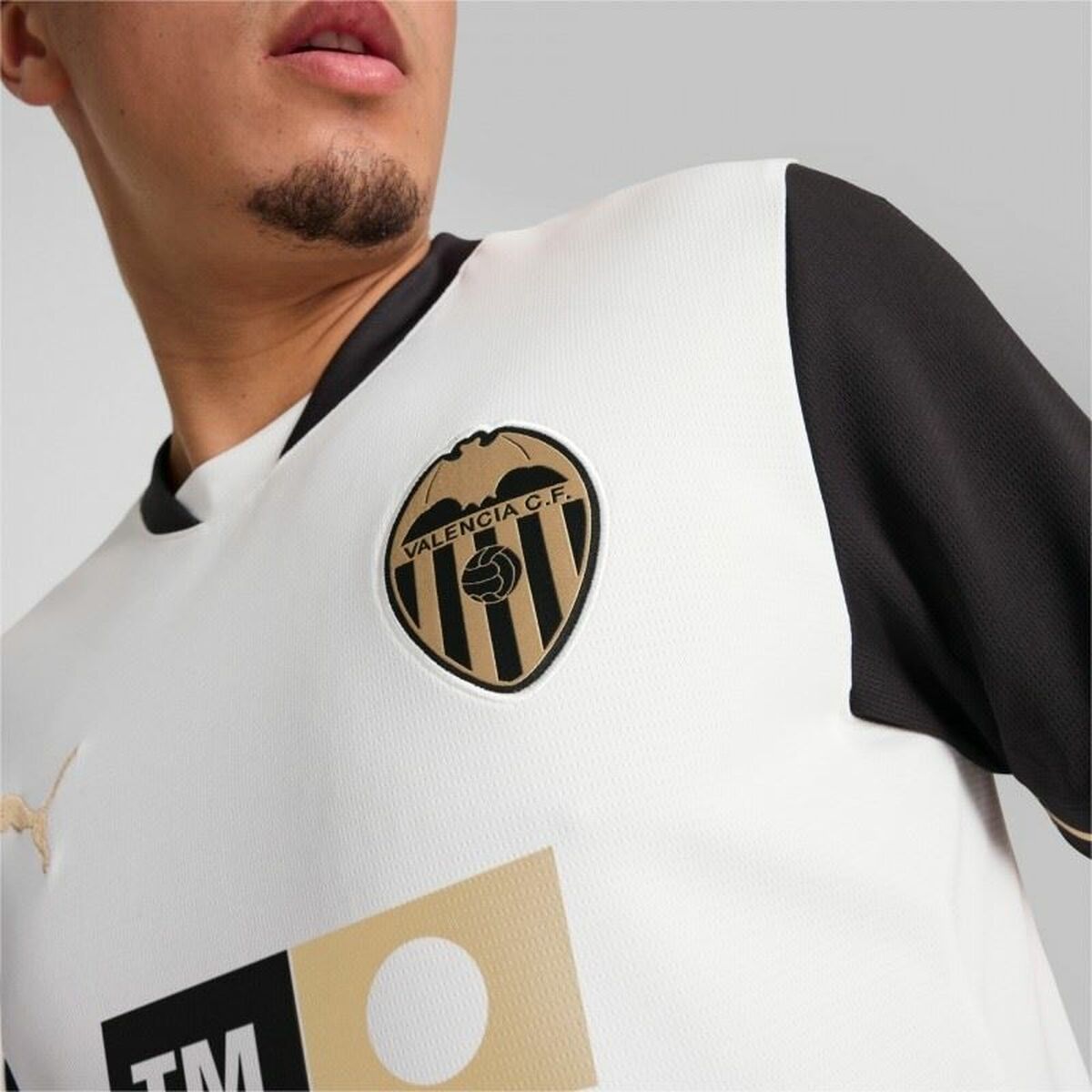Men’s Short-sleeved Football Shirt Puma Valencia C.F. Home Replica