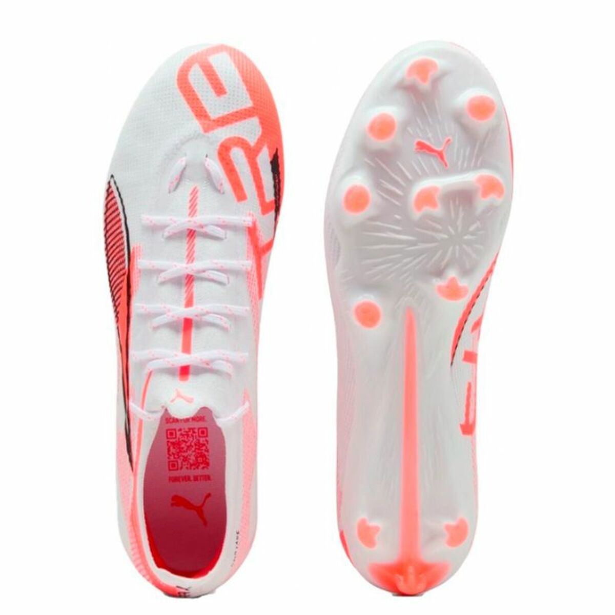 Adult’s Football Boots Puma Ultra 5 Pro Fg/Ag White