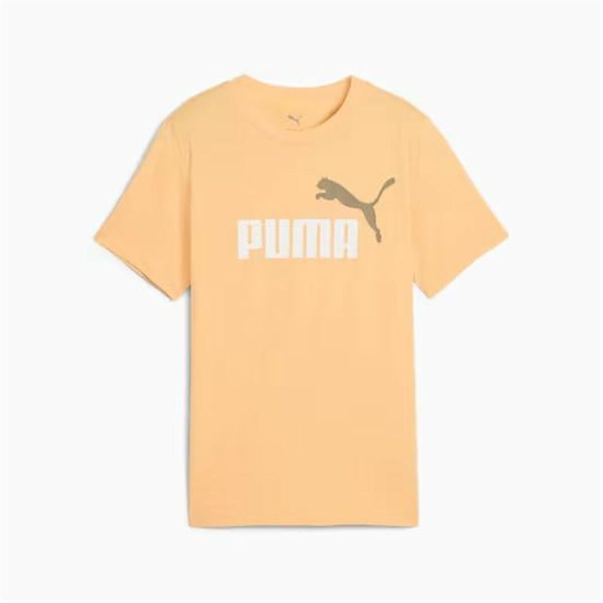 Child’s Short Sleeve T-Shirt Puma Essentials 2 Beige