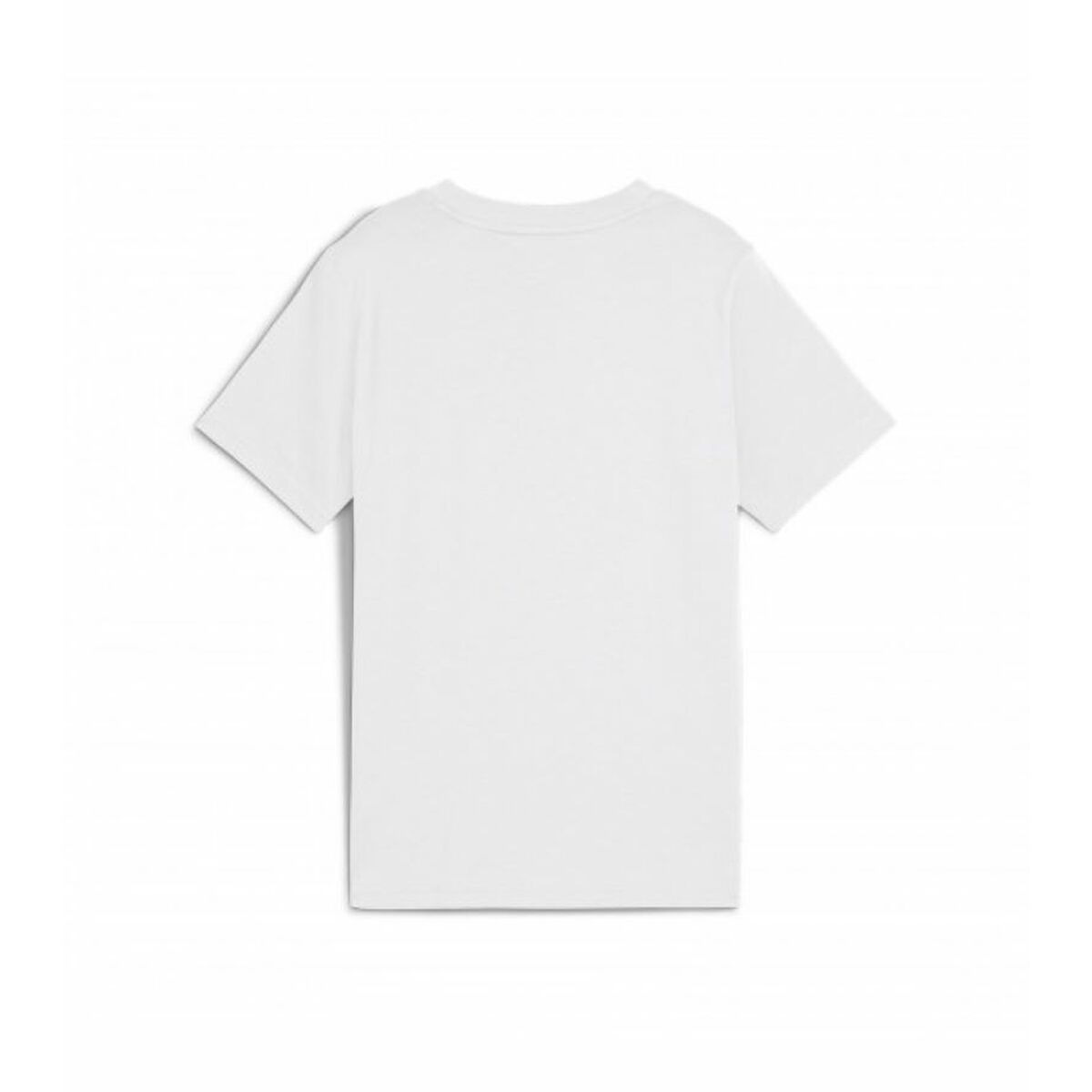 Child’s Short Sleeve T-Shirt Puma ESS 2 COLOR No.1 Logo Tee B White