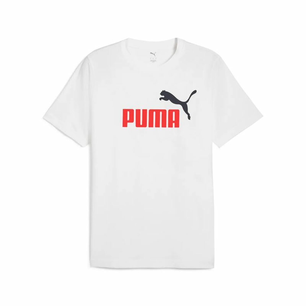 Men’s Short Sleeve T-Shirt Puma White Men’s Short Sleeve T-Shirt Puma White