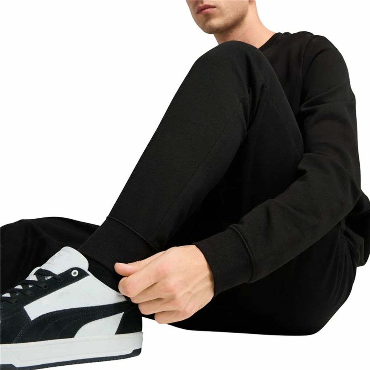 Trousers Puma Essentials Elevated TR Black