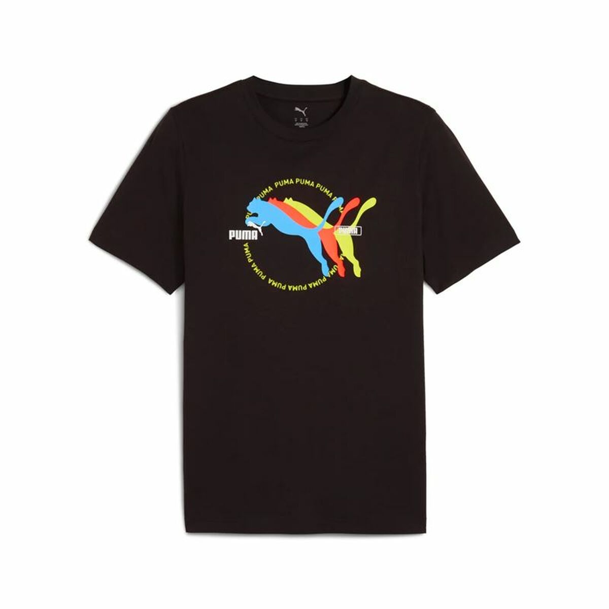 Men’s Short Sleeve T-Shirt Puma Graphics Black