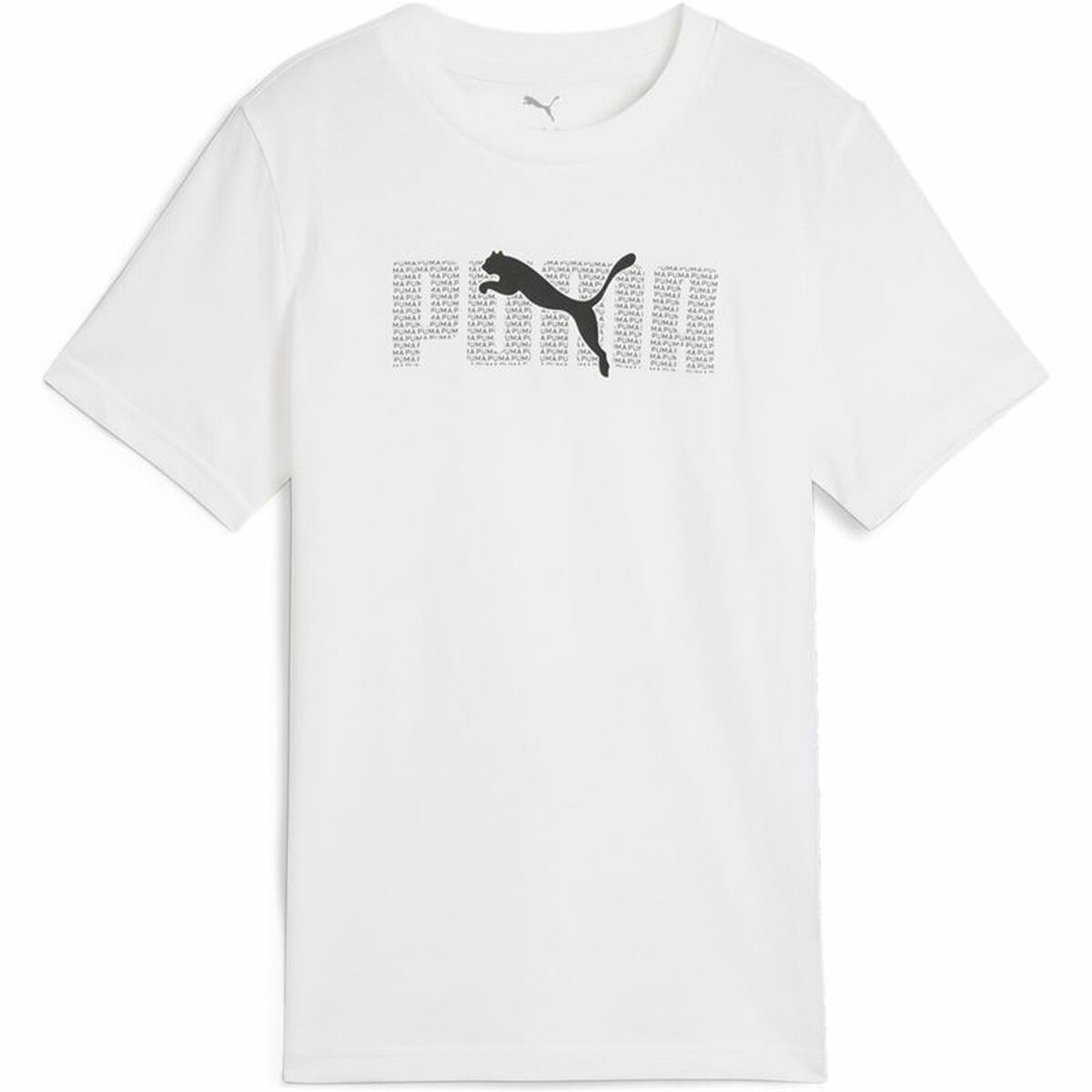 Child’s Short Sleeve T-Shirt Puma Essentials White