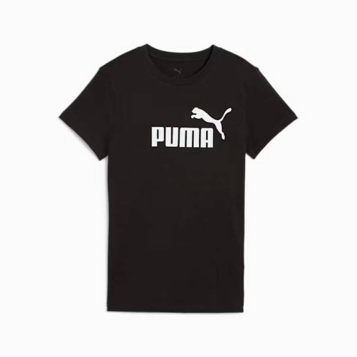 Women’s Short Sleeve T-Shirt Puma ESS No. 1 Logo Tee C/O 682370 01 Black