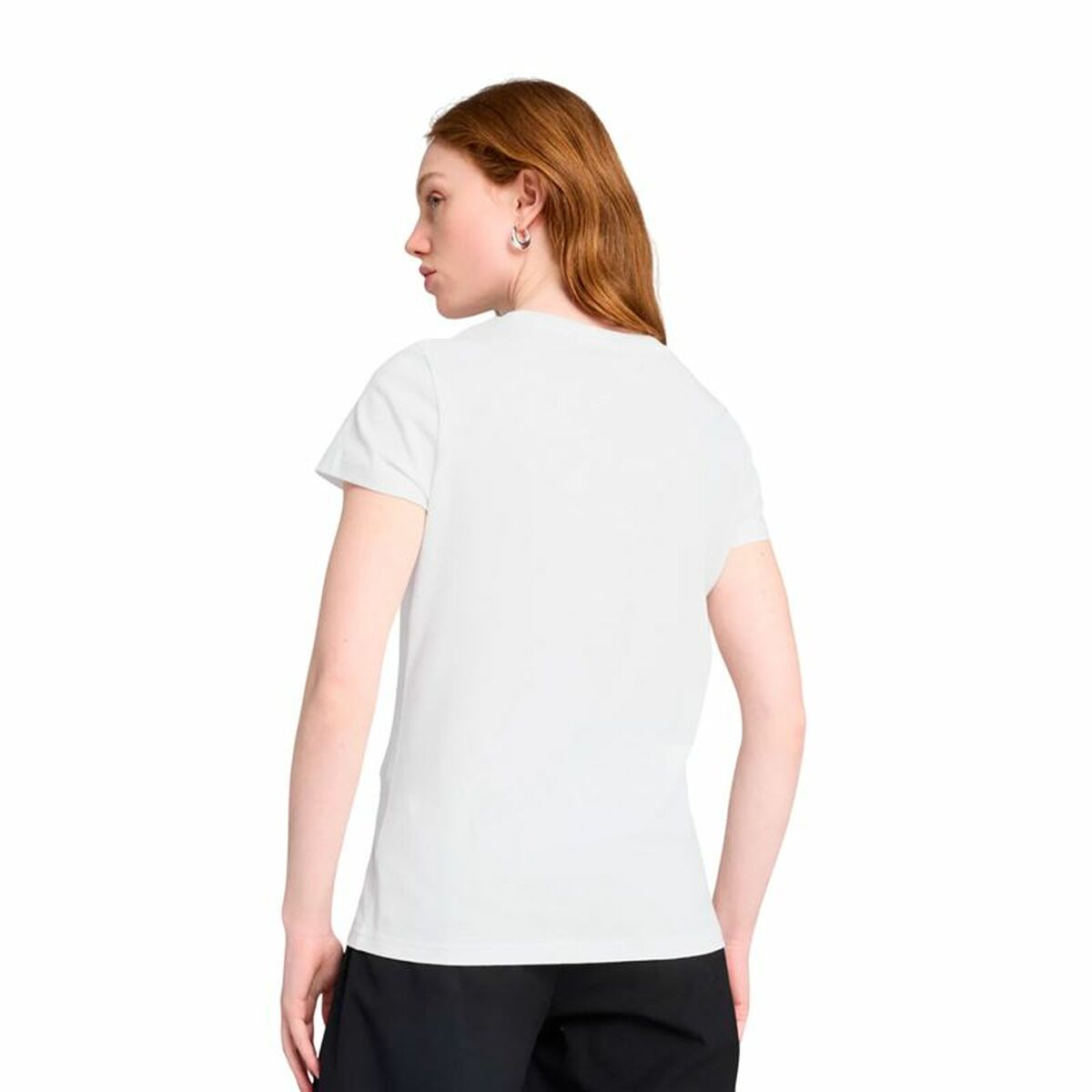 Women’s Short Sleeve T-Shirt Puma Essentials White
