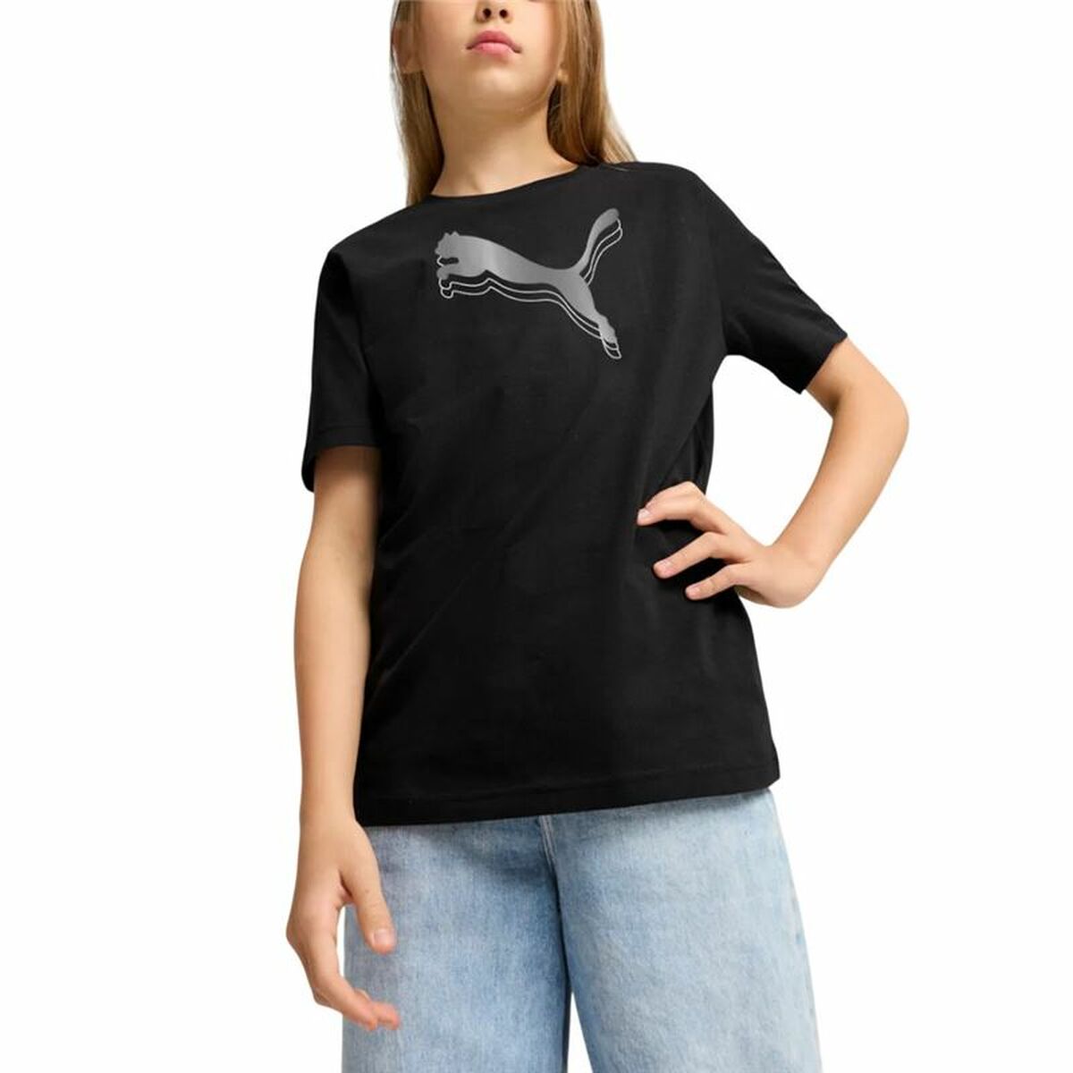 Child’s Short Sleeve T-Shirt Puma Essentials