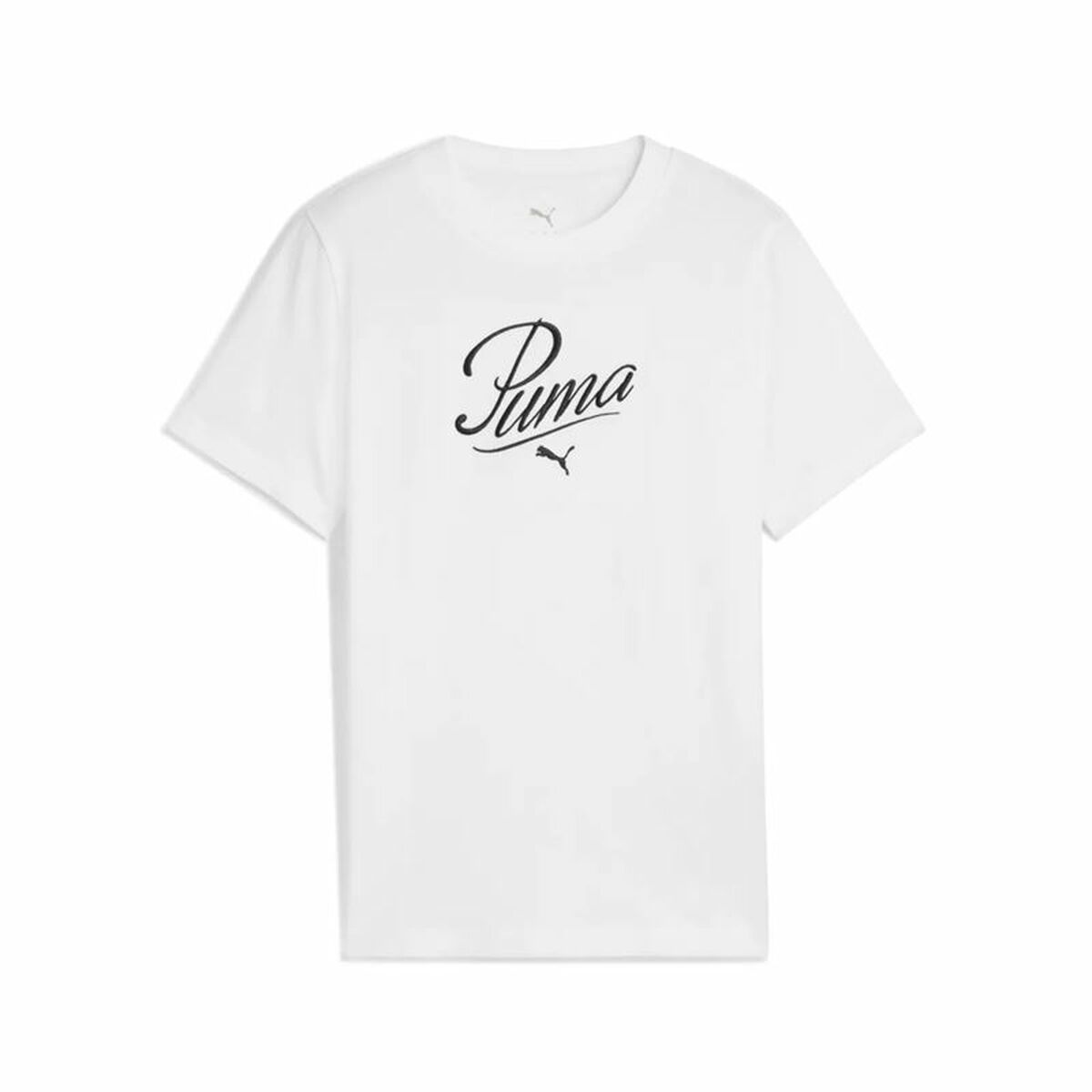 Child’s Short Sleeve T-Shirt Puma Essentials White